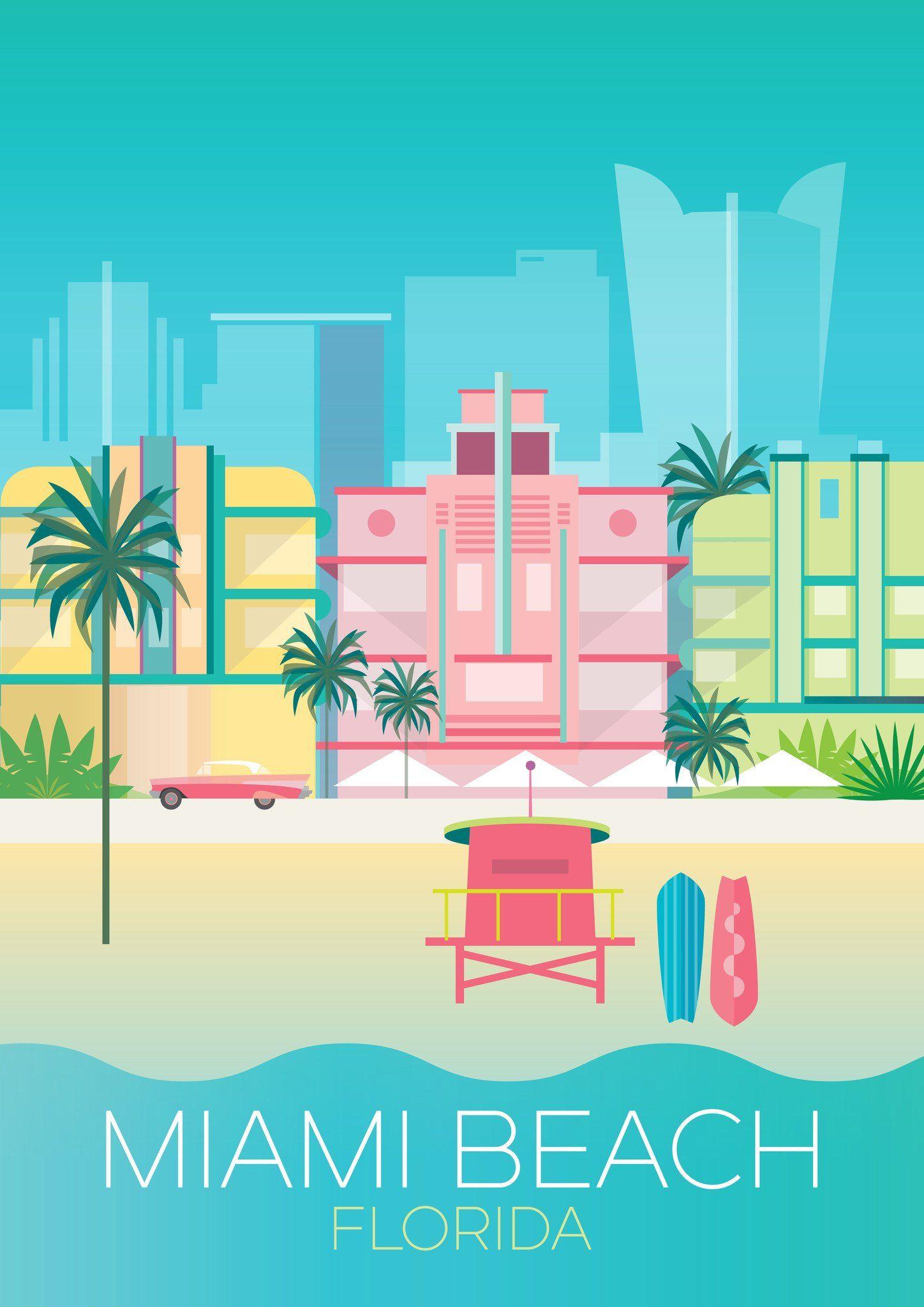 Miami Art Deco Wallpapers Top Free Miami Art Deco Backgrounds WallpaperAccess