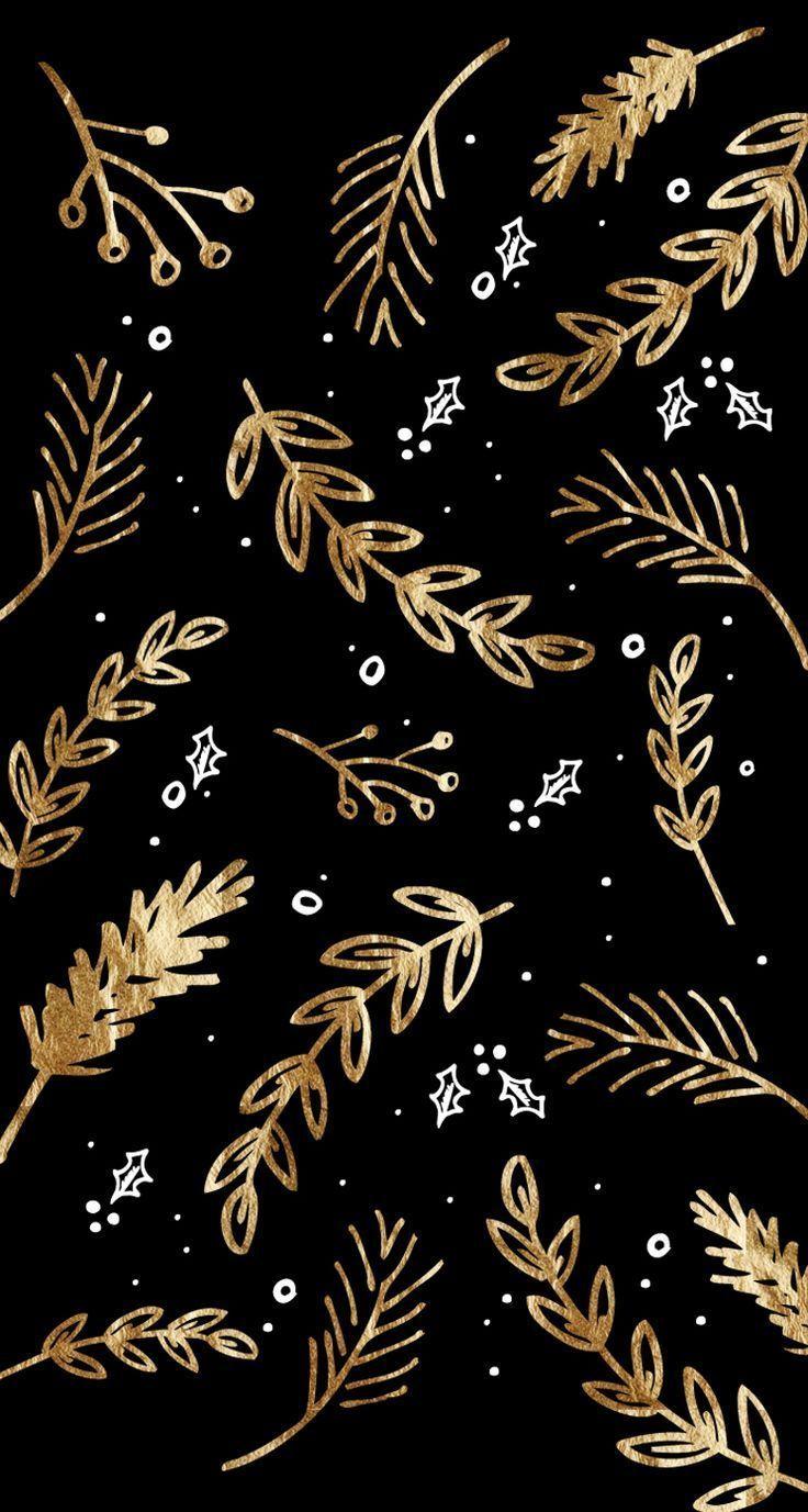 Gold Floral iPhone Wallpapers Top Free Gold Floral iPhone Backgrounds