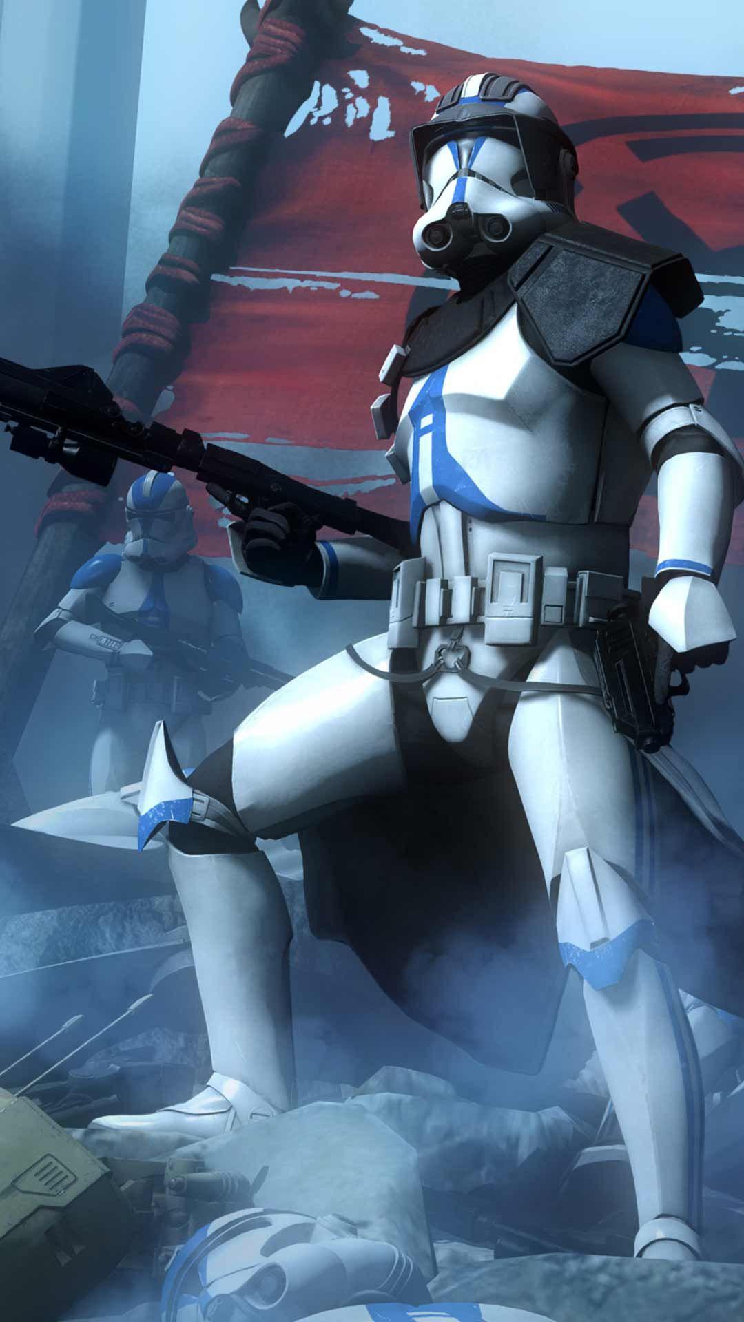 1080x1920 The Clone Wars wallpaper HD phone background season 7 logo art Poster on iPhone android. Star wars wallpaper iphone, Clone wars, Star wars clone wars