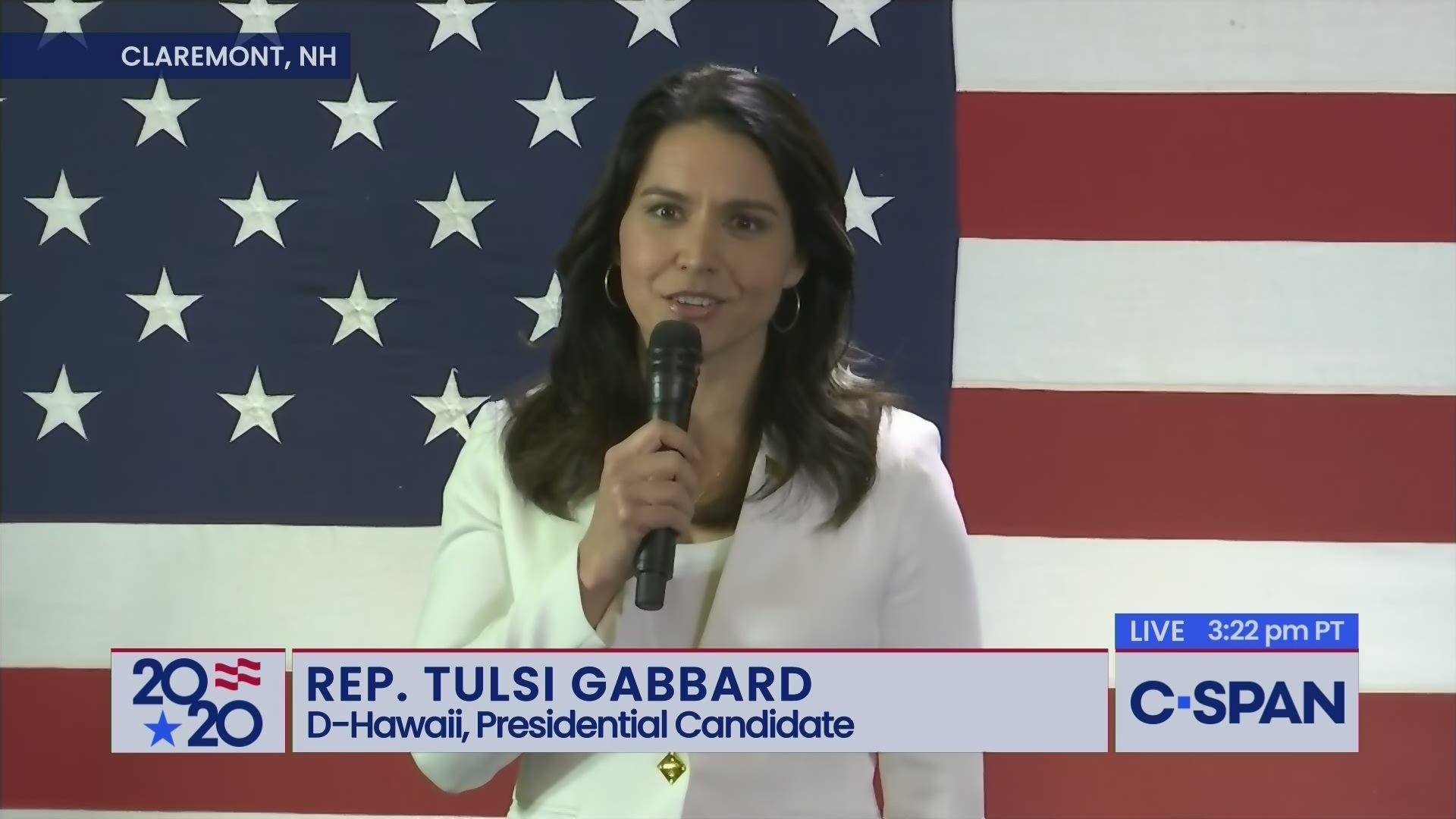 1920x1080 Representative Tulsi Gabbard In Claremont, New Hampshire. C
