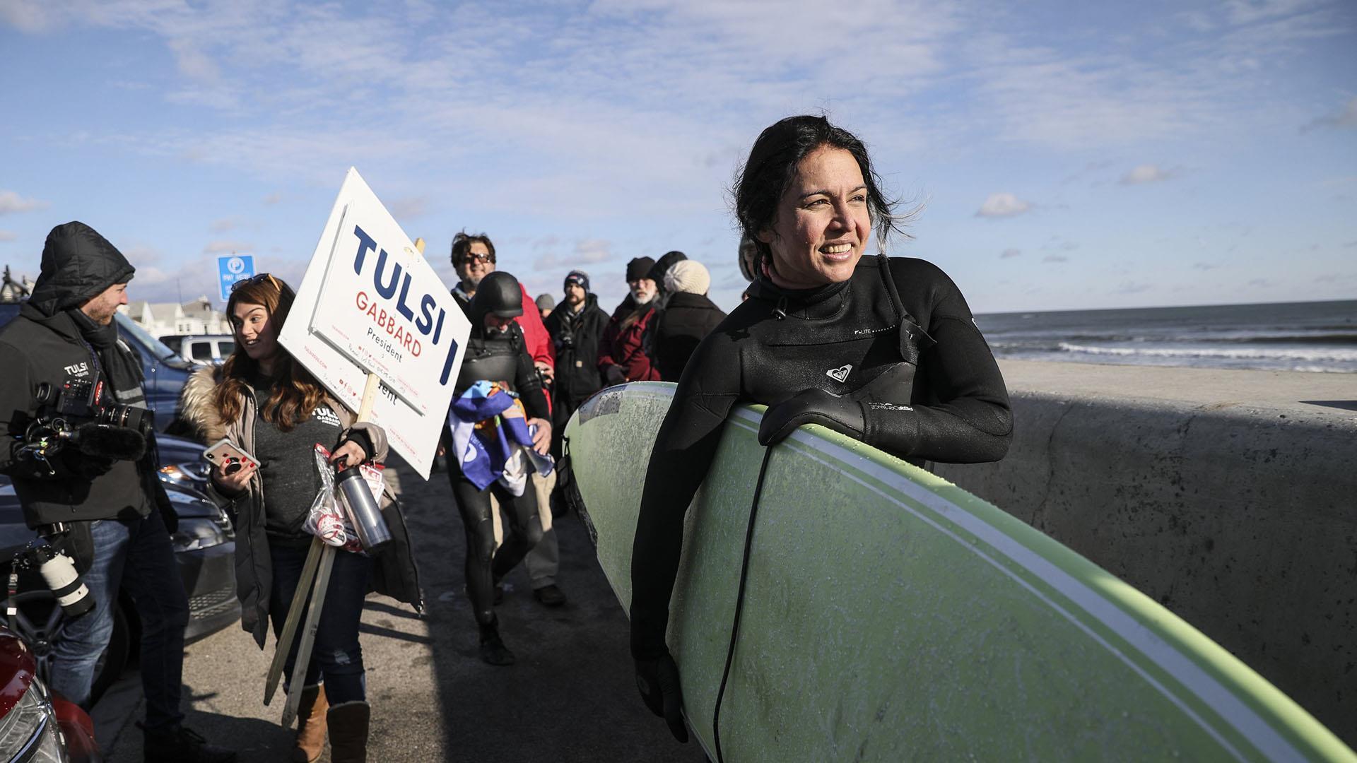 1920x1080 Tulsi Gabbard goes surfing in New Hampshire