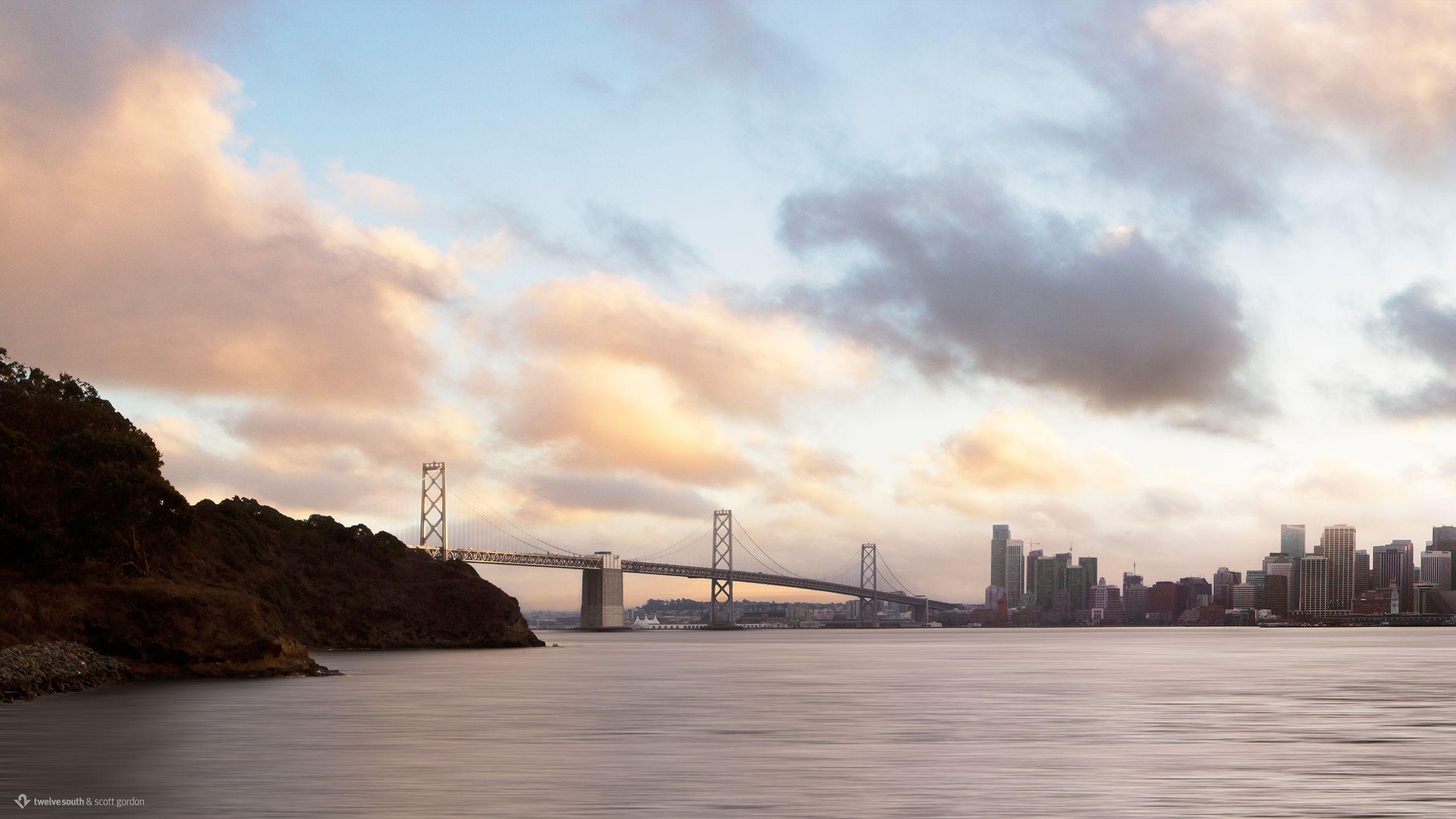 2560x1440 Dual screen San Francisco wallpaper