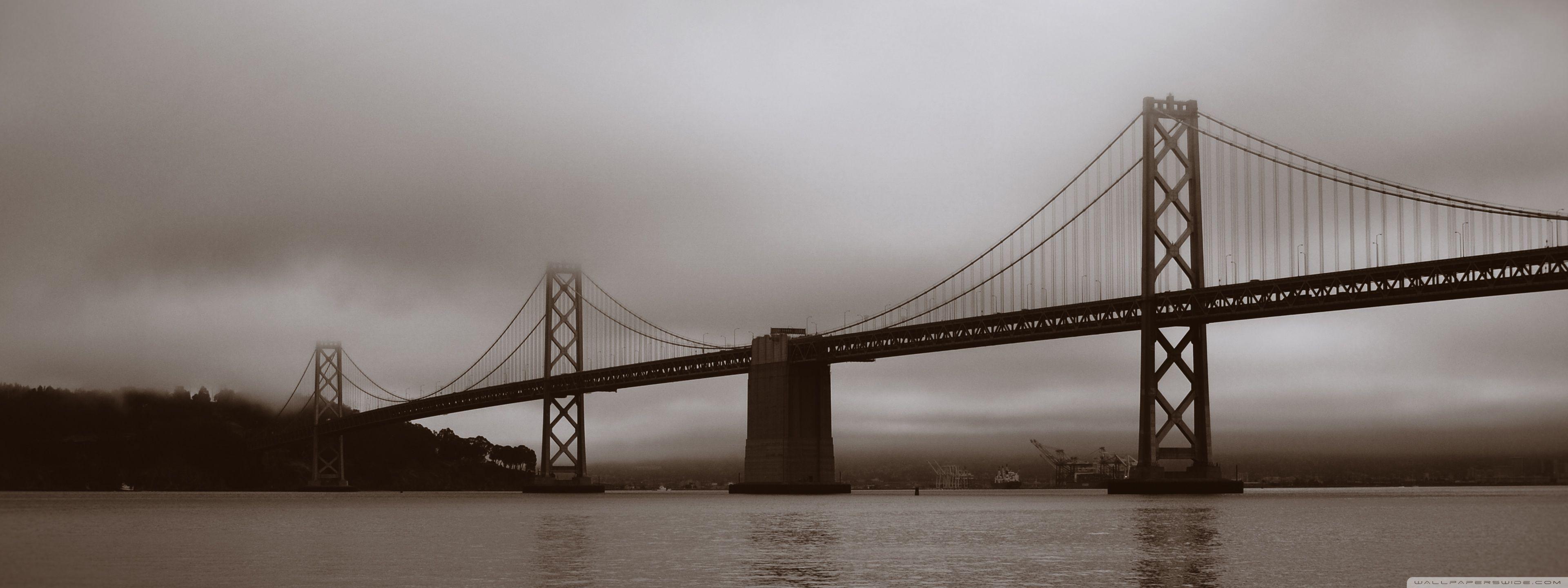 3840x1440 Bay Bridge, San Francisco, Califonia Ultra HD Desktop Background Wallpaper for 4K UHD TV : Multi Display, Dual Monitor : Tablet
