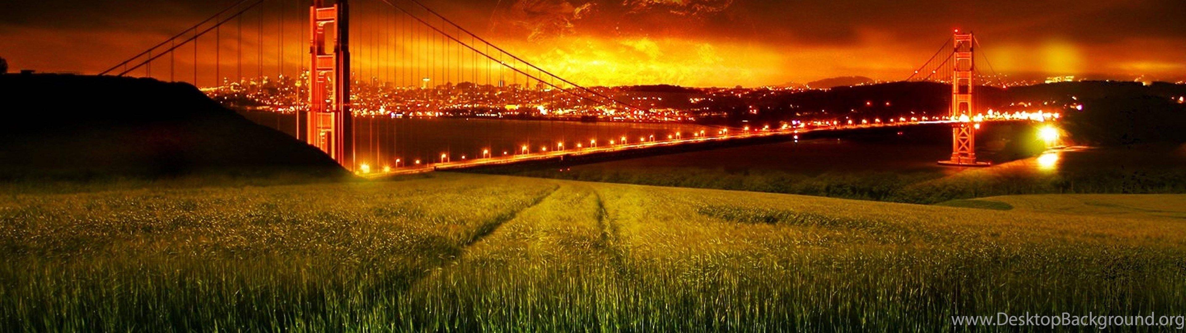 3840x1080 Free San Francisco Wallpaper Desktop Background