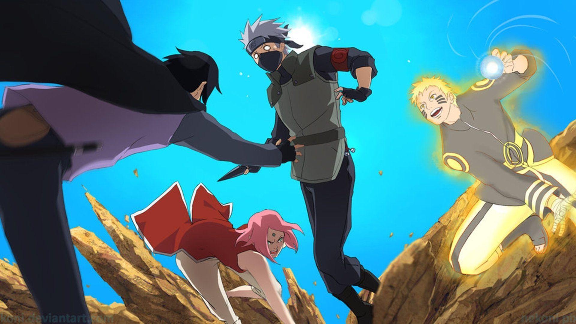 1920x1080 Naruto Team 7 Wallpaper
