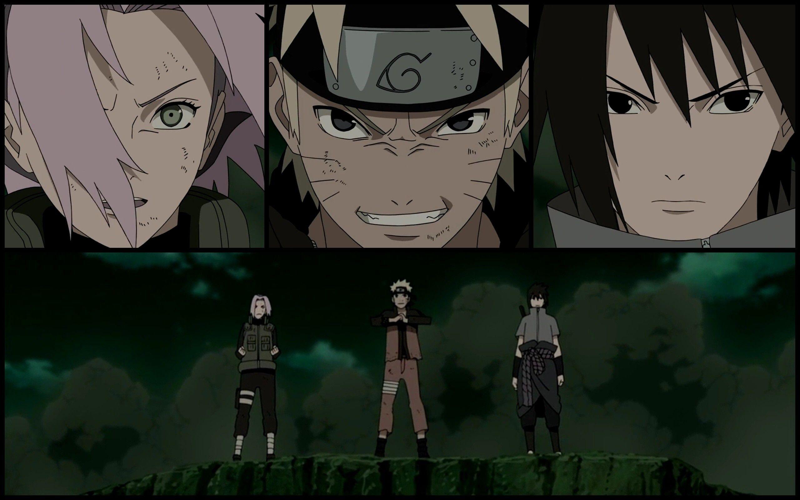 2560x1600 1080p Naruto Shippuden Team 7 Wallpaper HD