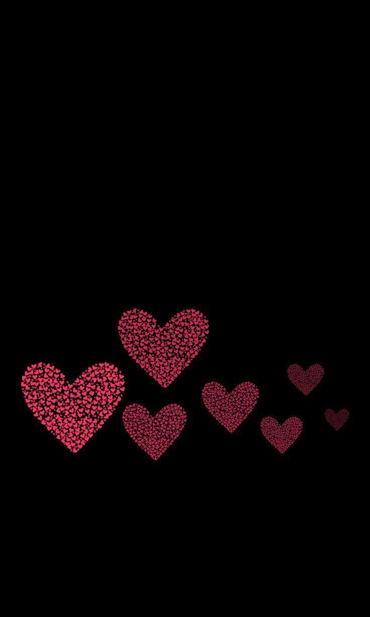 736x1226 Cute Black Wallpaper