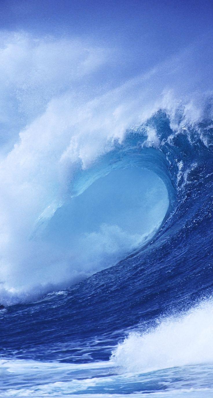 736x1377 Tidal Wave Wallpaper