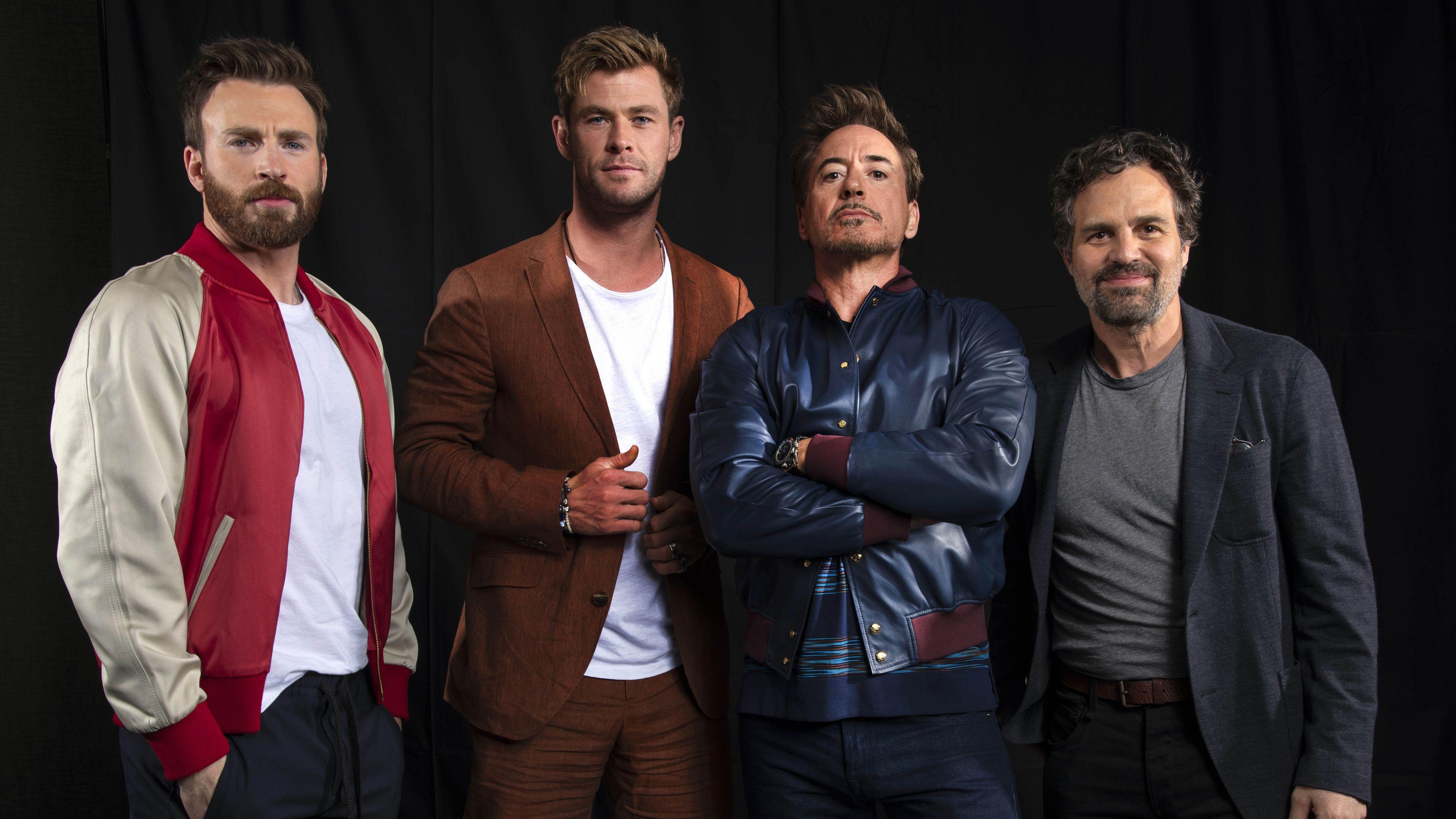 3840x2160 Wallpaper 4k Avengers Endgame Cast 4k Wallpaper, Avengers Endgame Wallpaper, Chris Evans Wallpaper, Chris Hemsworth Wallpaper, Hd Wallpaper, Male Celebrities Wallpaper, Robert Downey Jr Wallpaper