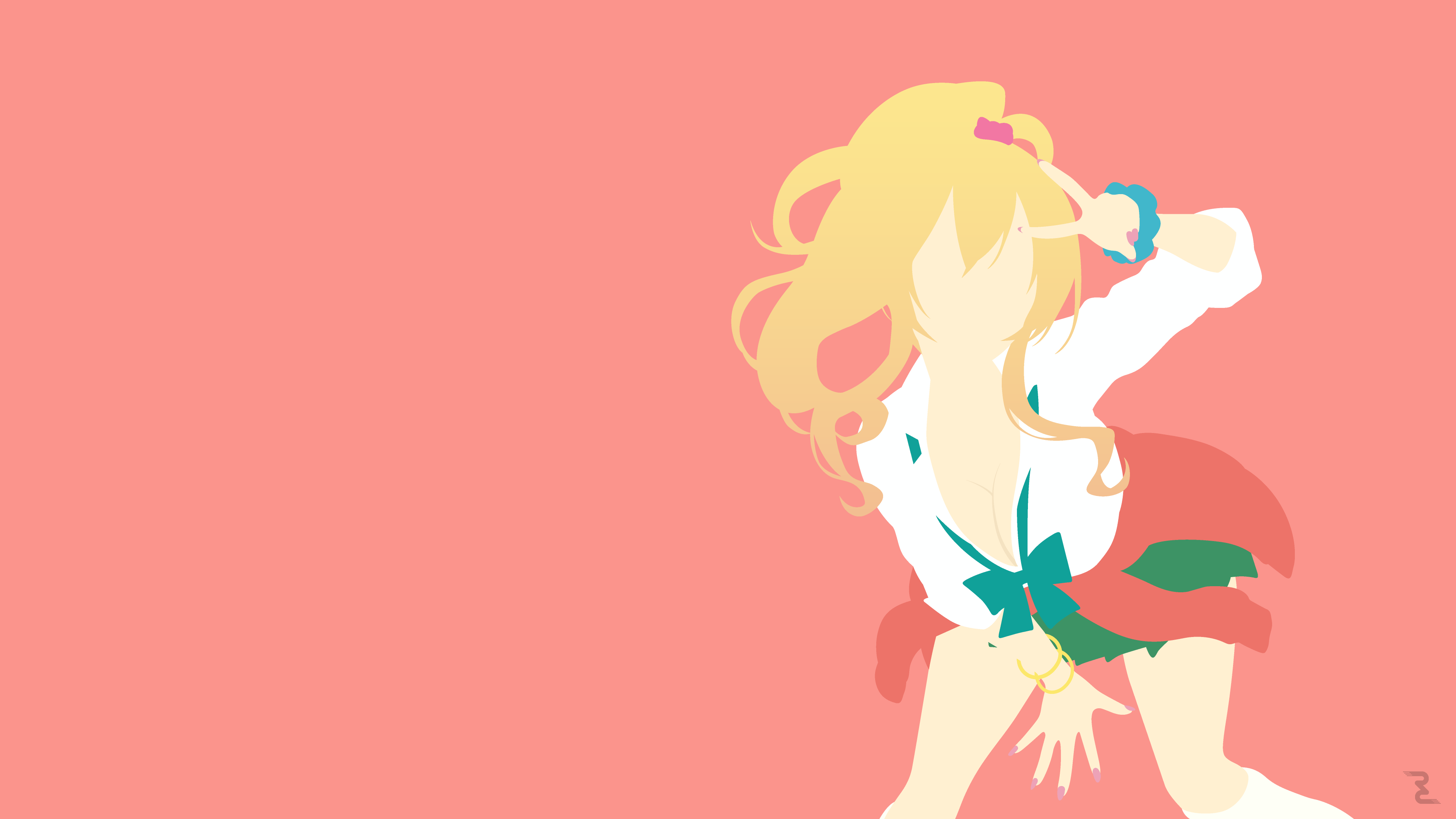 3840x2160 4k Minimal Anime Wallpaper