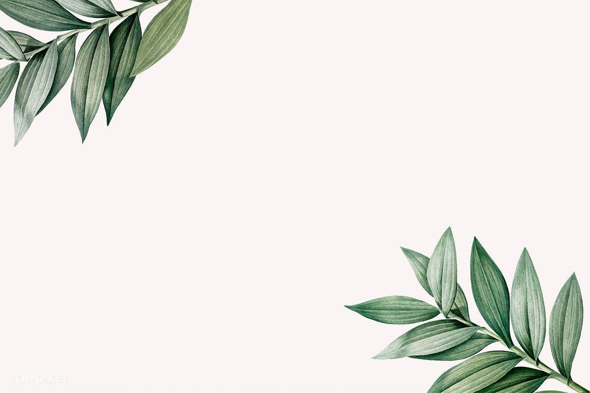 1200x800 Download premium vector of Tropical botanic leaves background illustration. Desktop wallpaper art, Computer wallpaper desktop wallpaper, Cute desktop wallpaper