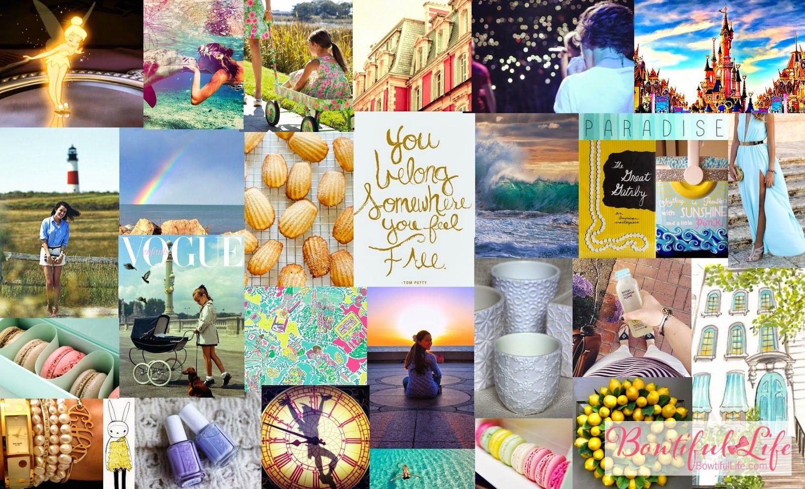 Collage Aesthetic Summer Laptop Wallpapers - Top Free Collage Aesthetic