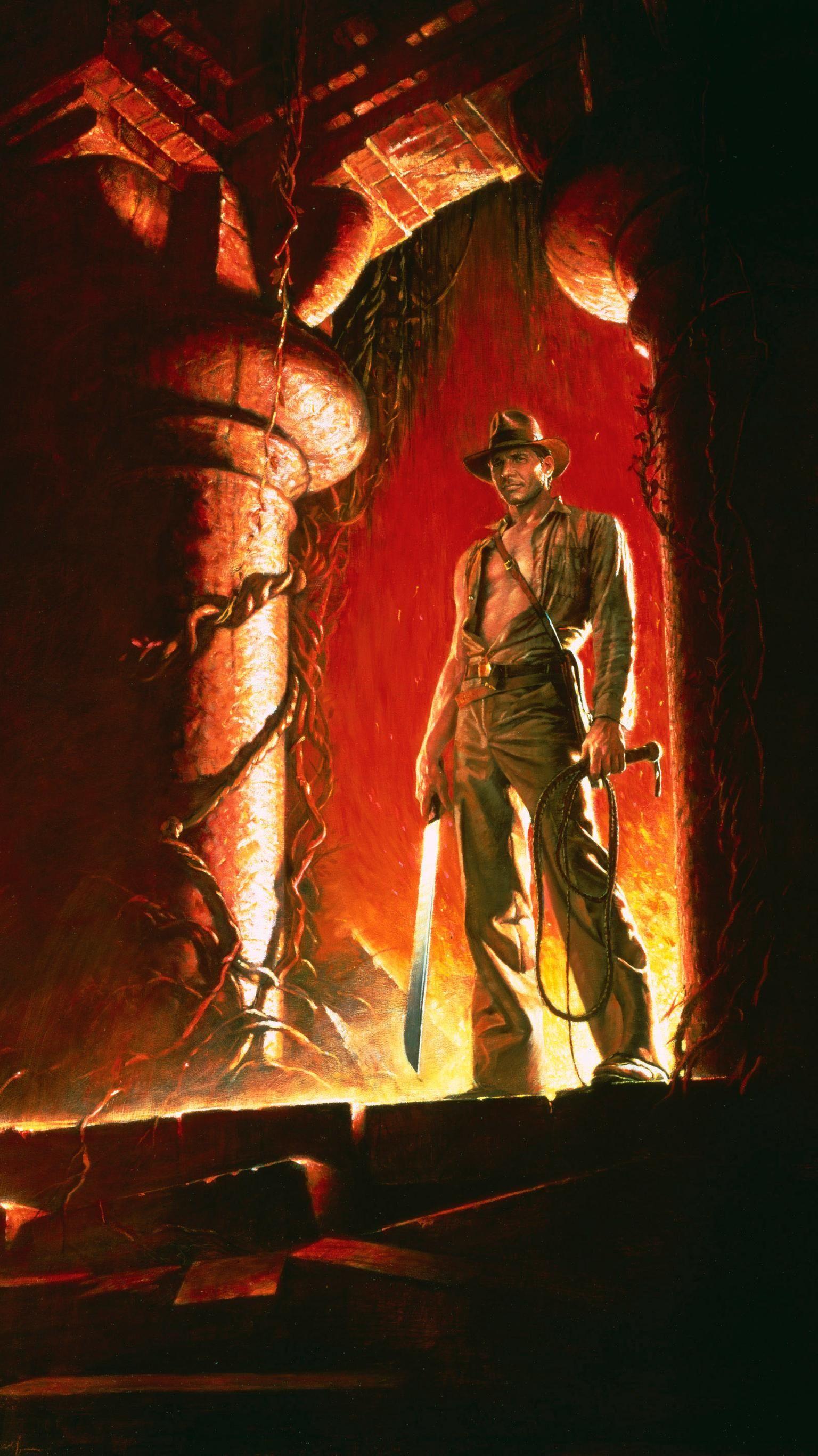 1536x2732 Indiana Jones and the Temple of Doom (1984) Phone Wallpaper. Moviemania. Indiana jones, Best movie posters, Doom movie