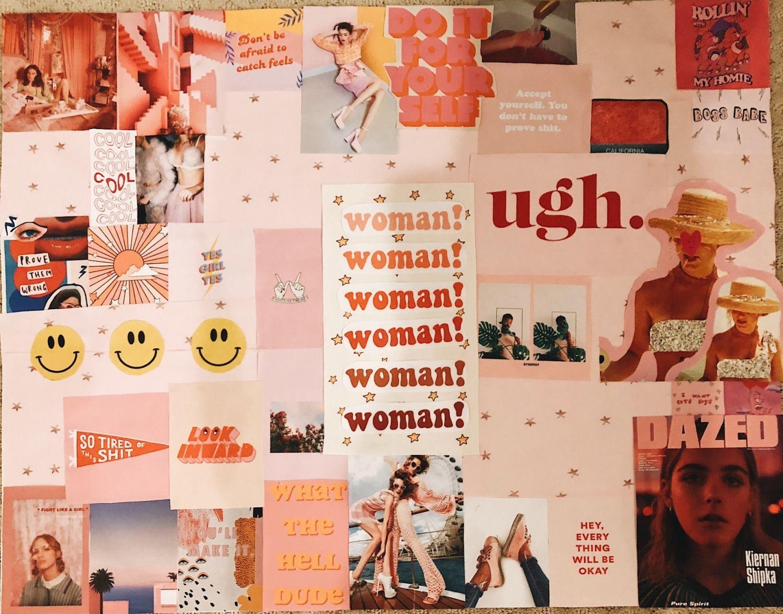 1600x1255 Aesthetic Photo Collage Computer Wallpaper