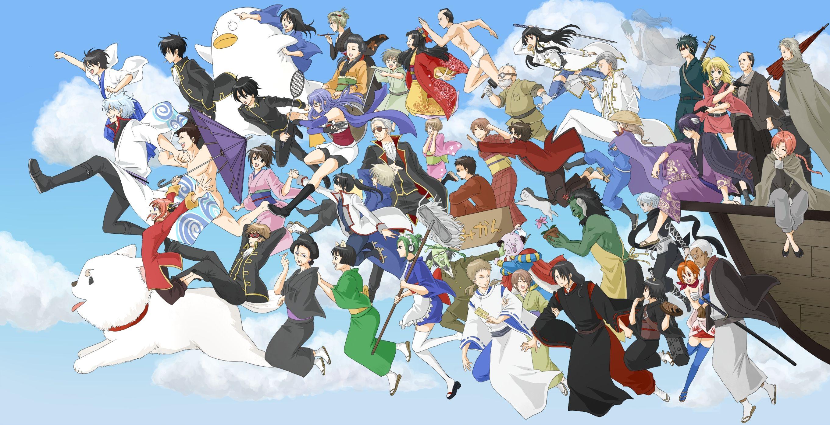 2723x1397 Download Wallpaper Gintama HD Untuk Desktop/PC