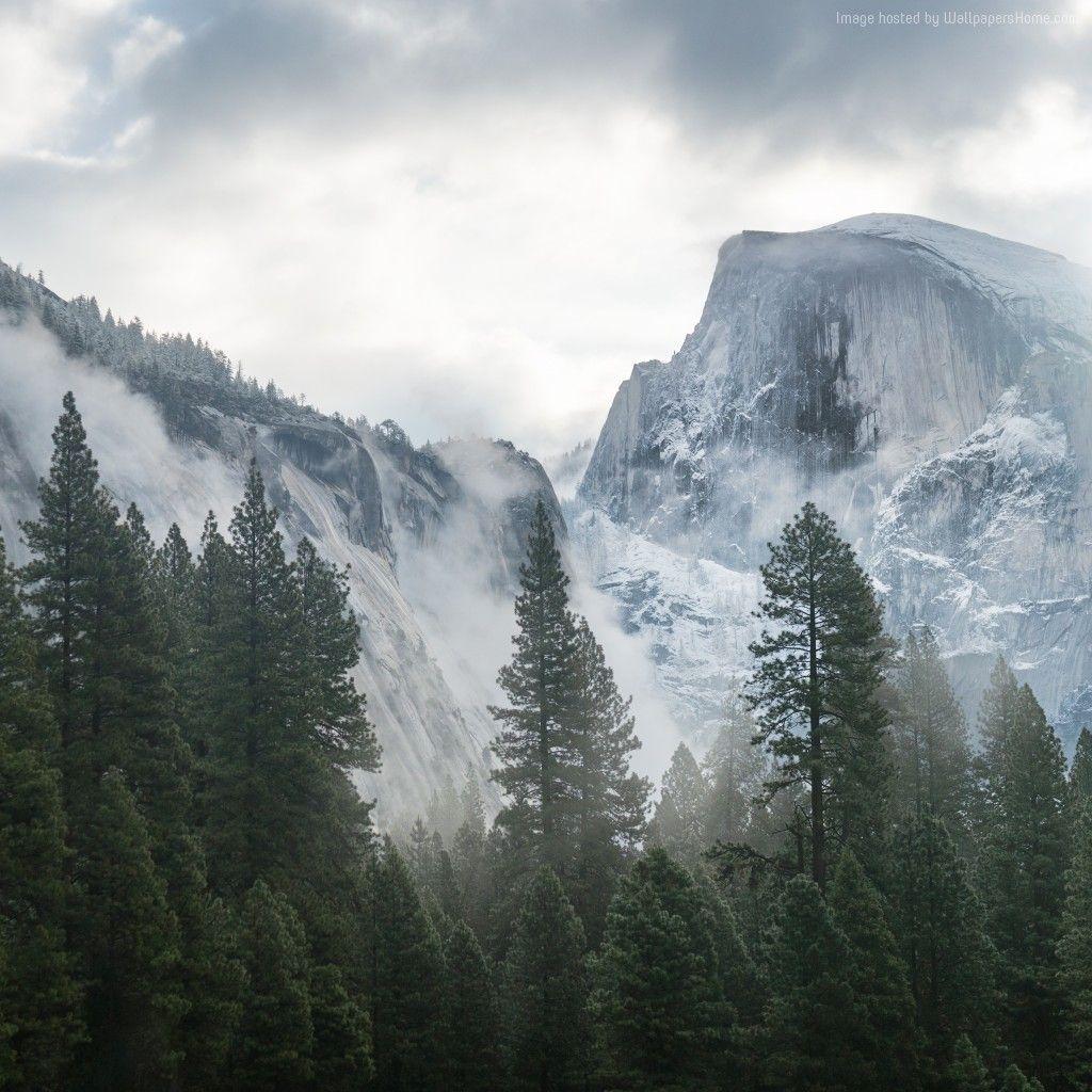 1024x1024 Night Mountain Wallpaper HD. iPad. Mountain wallpaper