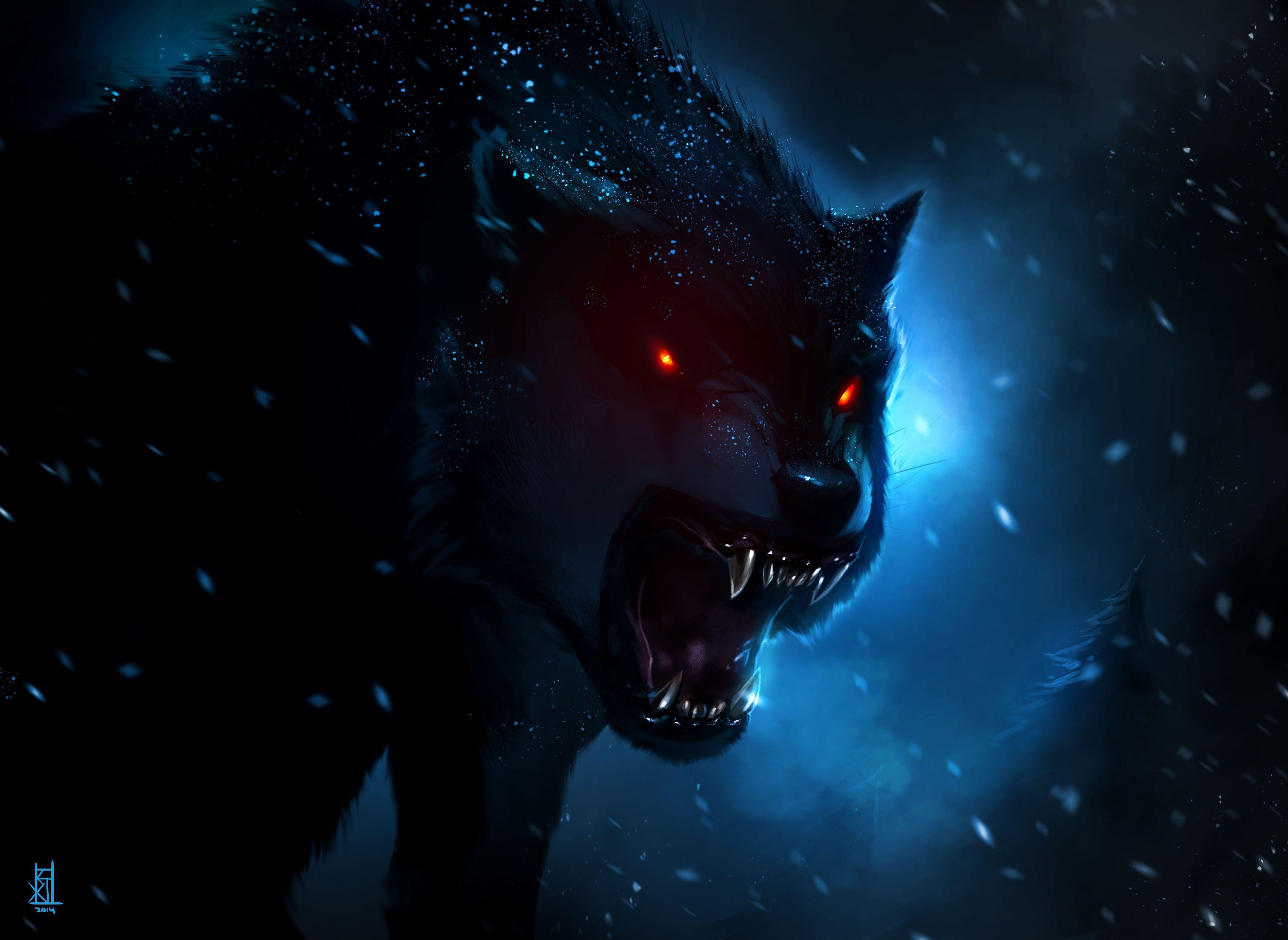 3488x2547 Wolf Fantasy Wallpaper