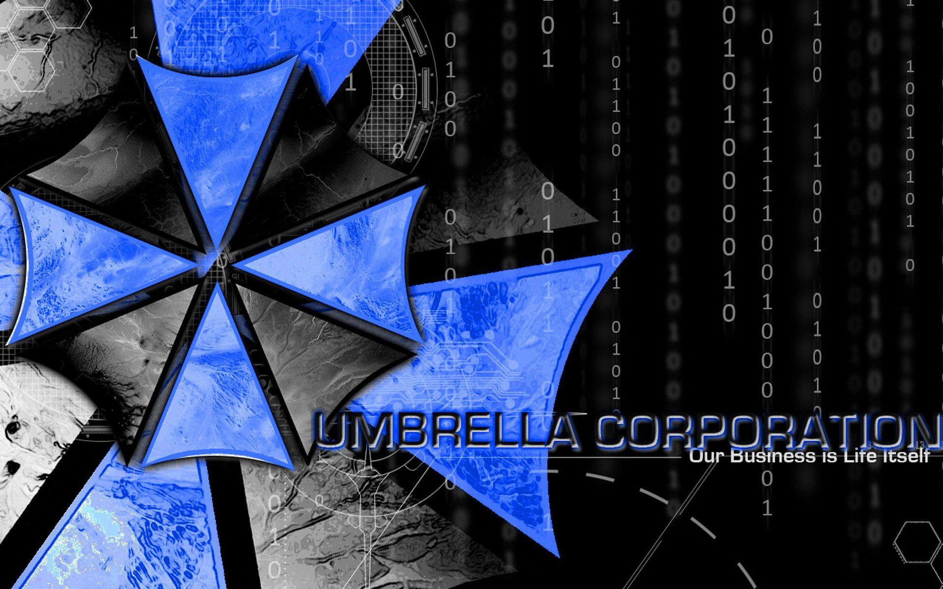 1920x1200 Blue black umbrella corporation Embrella wallpaper and image