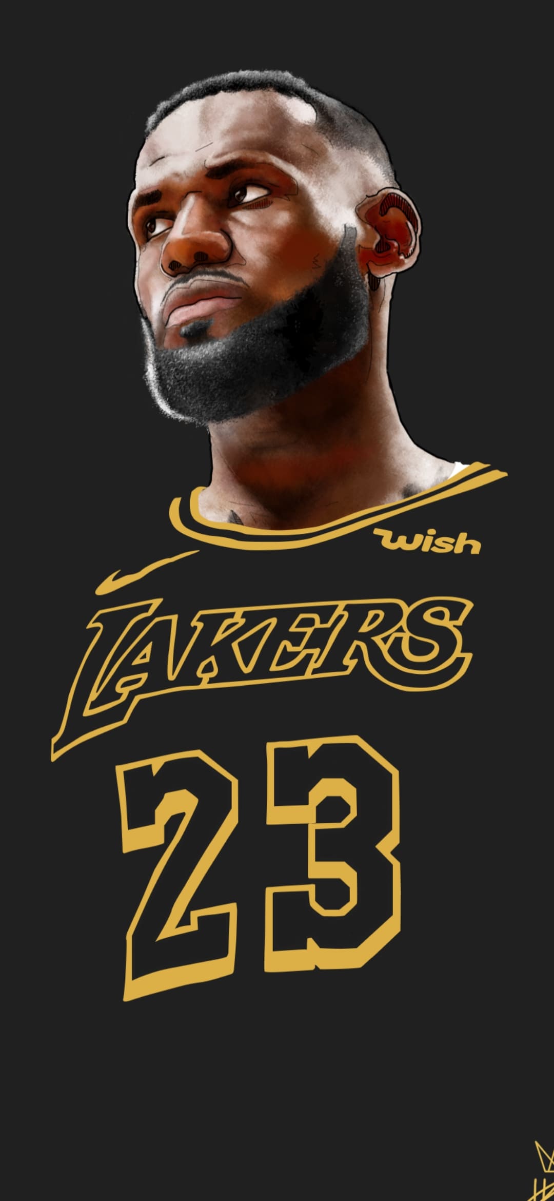 1080x2340 Hd Wallpaper Of Lebron James HD Wallpaper
