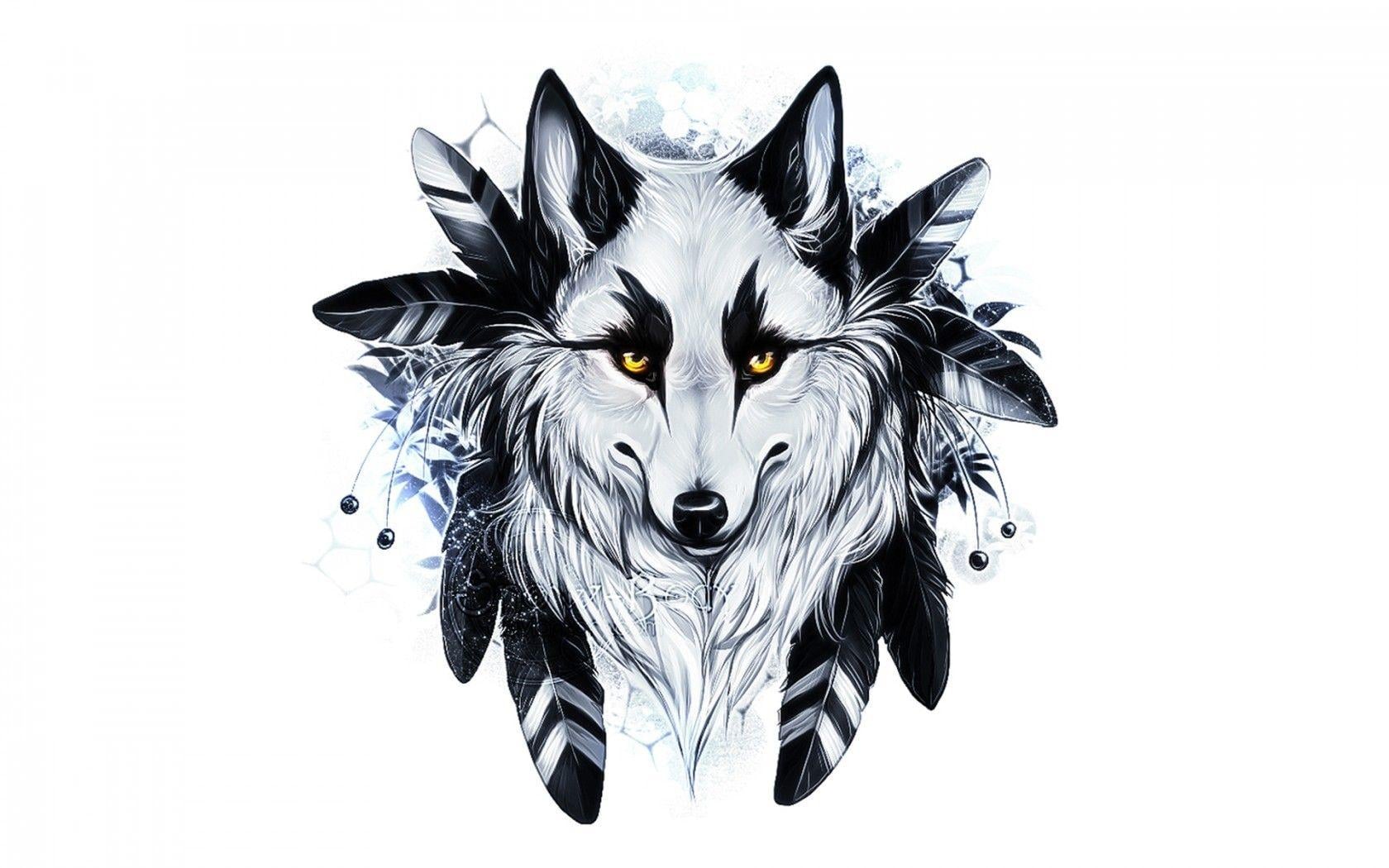 1680x1050 Other Howling Art Canislupus White Wolf Saying Wolves Timber Black