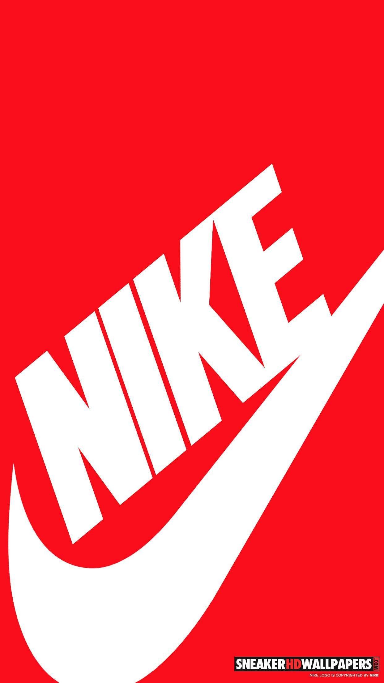 1242x2208 Cool Red Wallpaper Air Jordan Logo image