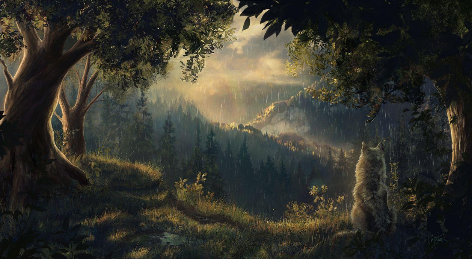 1575x866 Company of Wolves. Illustration & Visual Storytelling