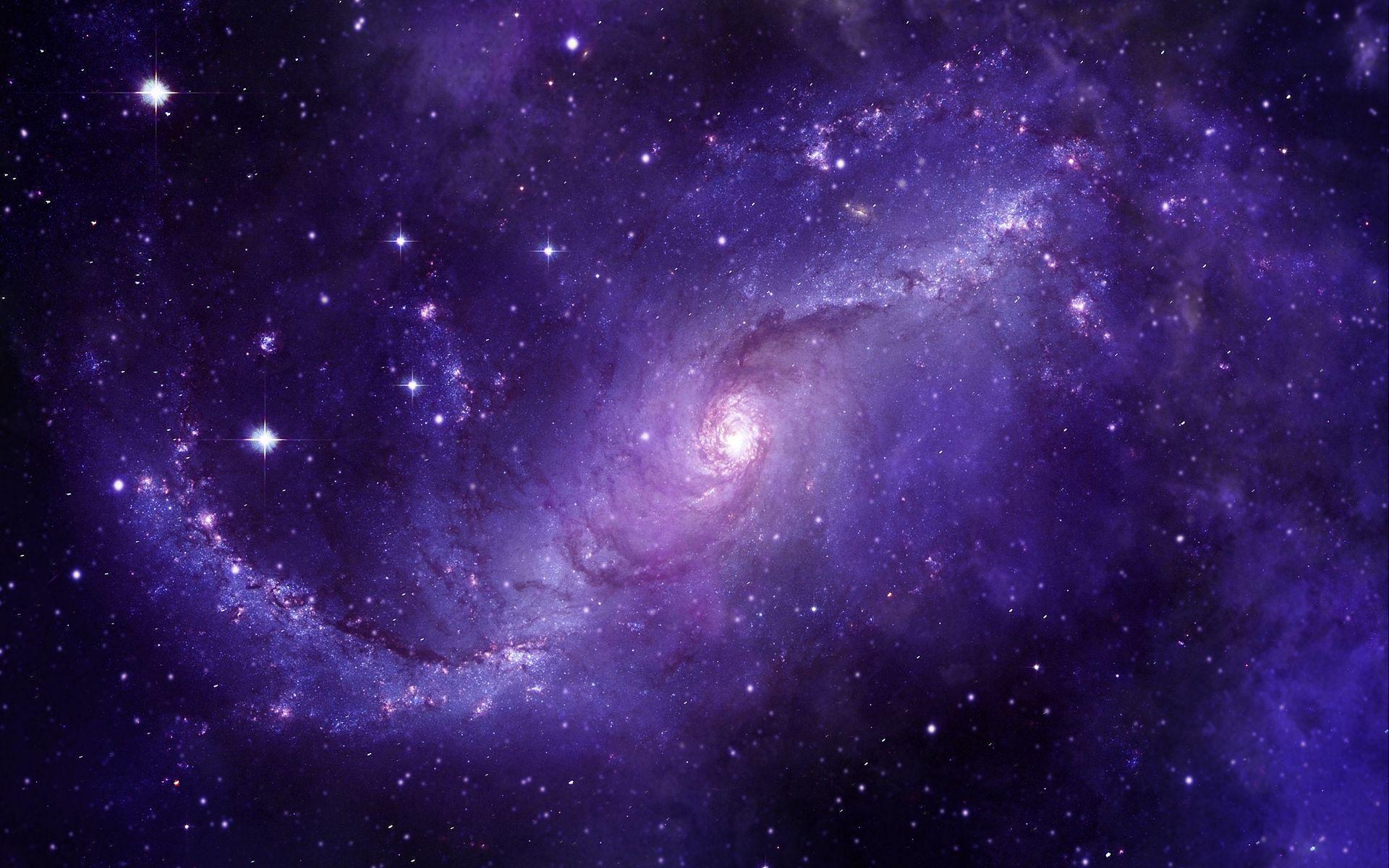 1920x1200 Purple, Galaxy, Stars, Sci Fi, Space wallpaper HD Wallpaper