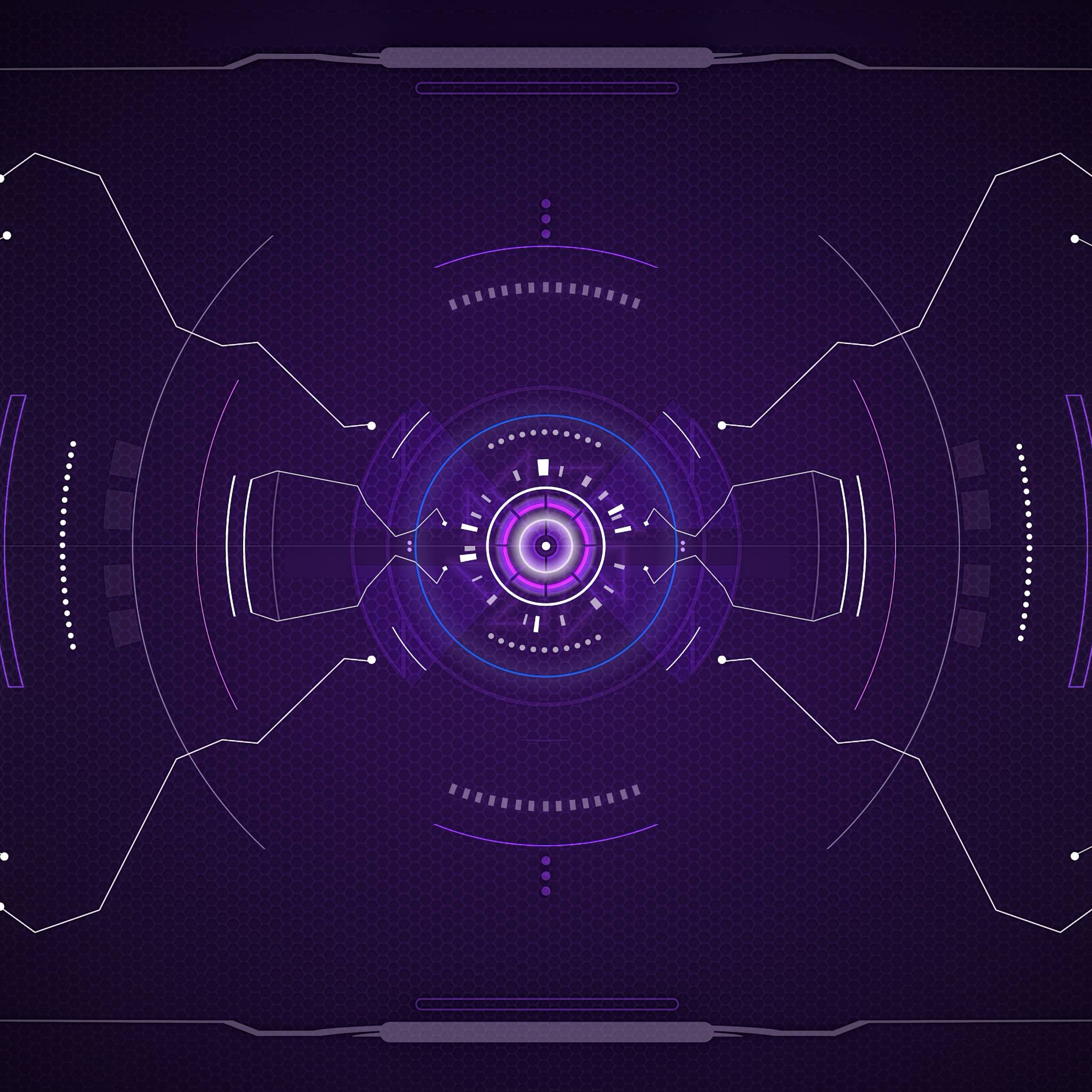 2048x2048 Futuristic Sci Fi HUD IPad Air Wallpaper, HD Hi Tech 4K Wallpaper, Image, Photo And Background
