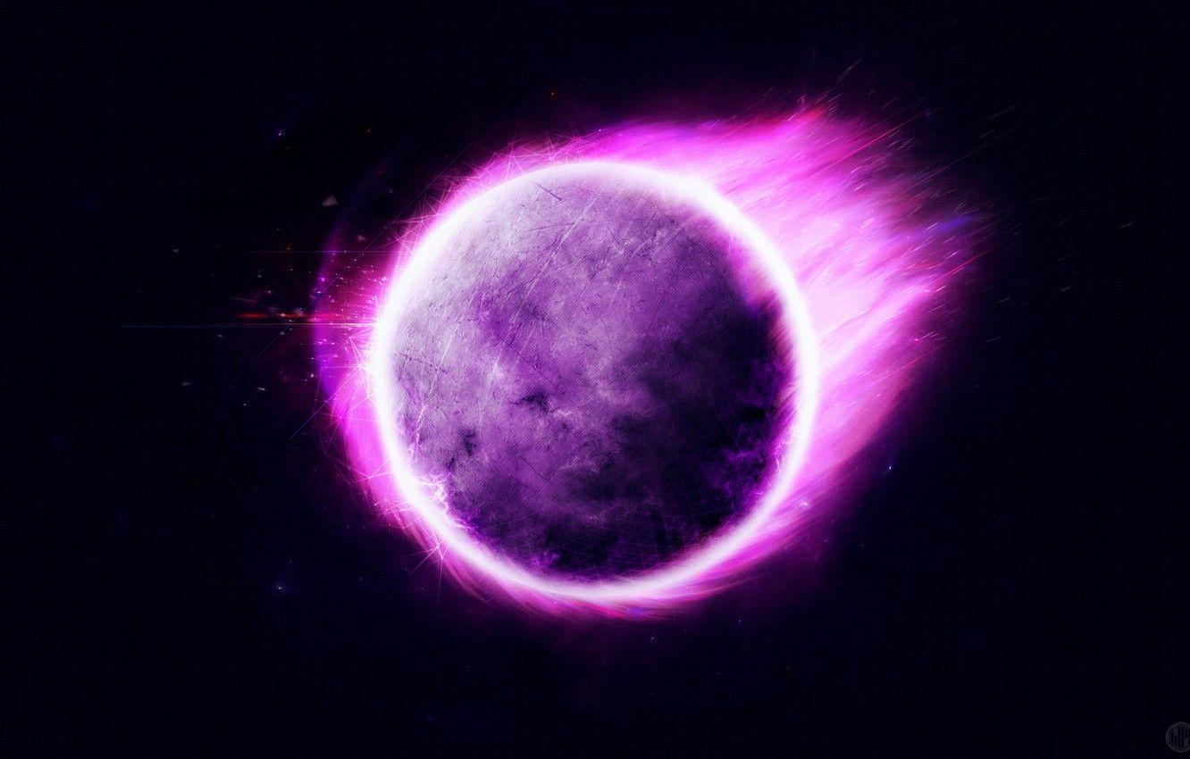 1332x850 Wallpaper planet, violet, Sci FI, stranger image for desktop, section космос