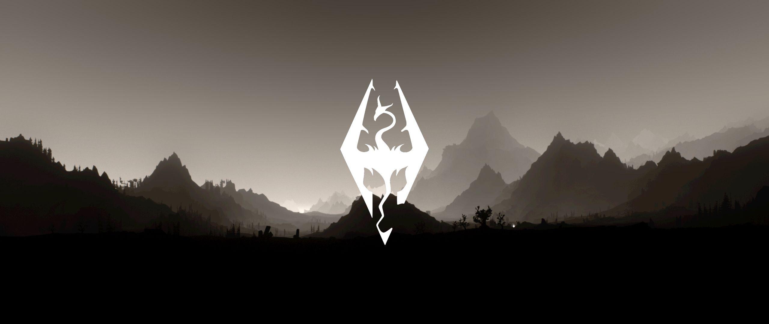 2560x1080 Accidentally made an awesome wallpaper, while modding Skyrim