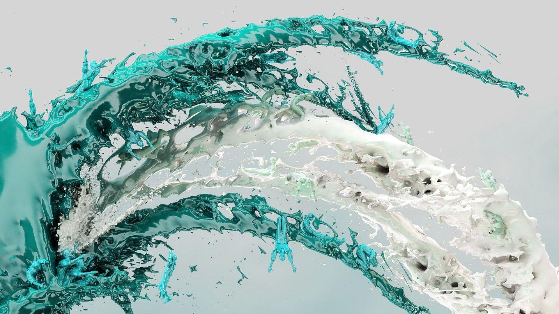 1920x1080 Dazzling Liquid Spray Background Wallpaper for PC Laptop Wallpaper. Abstract, Abstract wallpaper, Paint splash
