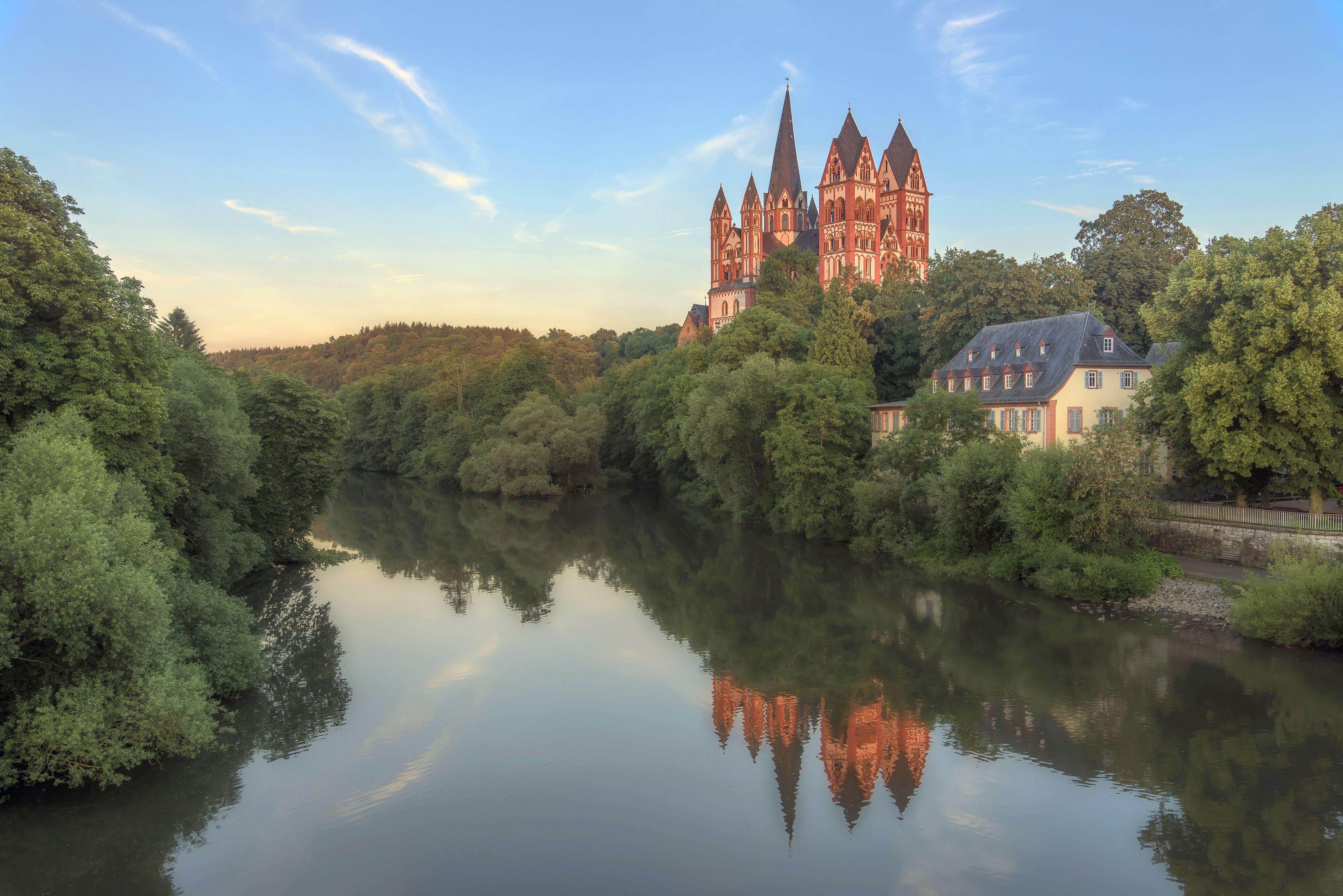 5120x3417 Desktop Wallpaper Germany Hessen, Limburg Cathedral 5120x3417
