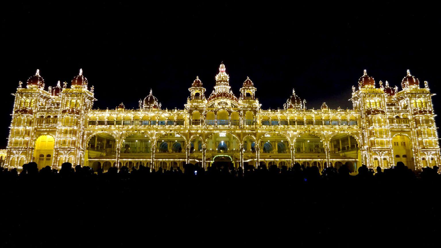 1536x864 mysore palace HD wallpaper, background