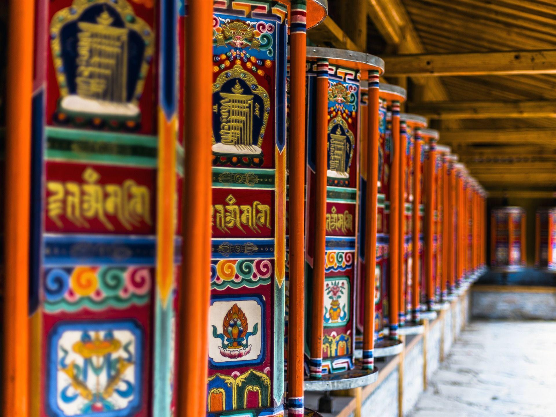 1920x1440 Tibet Tibetan Buddhist Temple Landscape