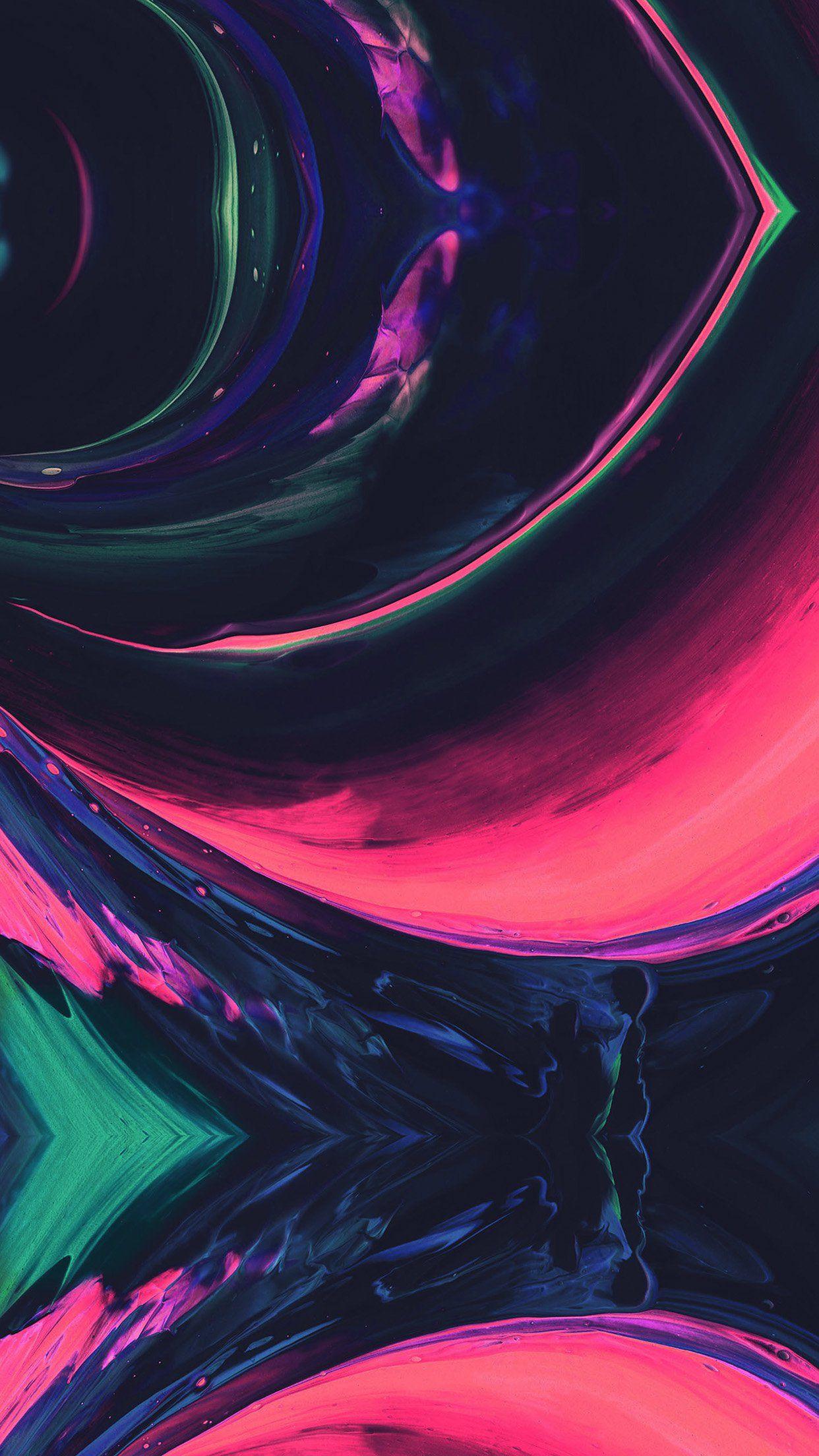 1242x2208 Htc Abstract Art Paint Pattern Pink Android Wallpaper Wallpaper Android