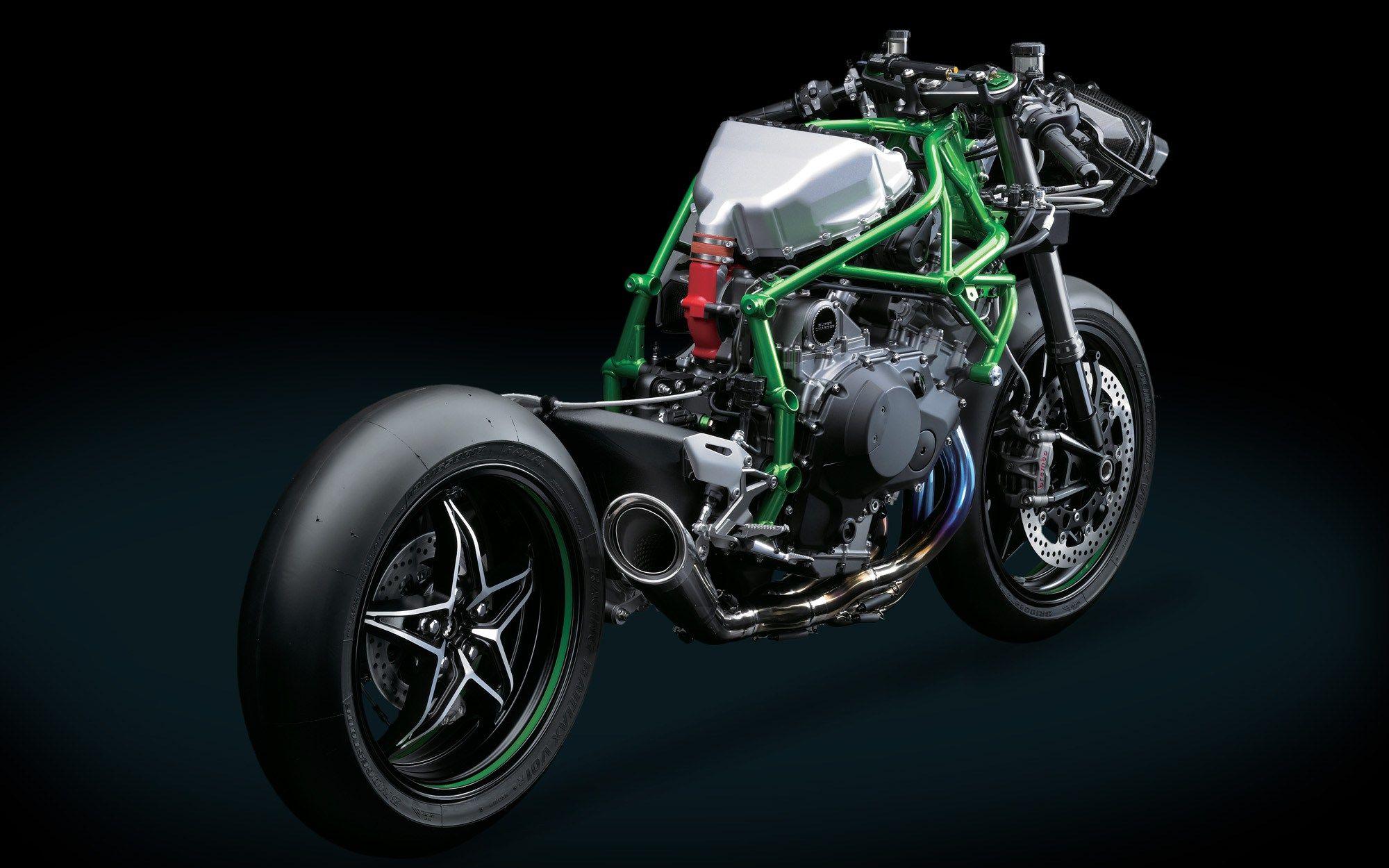 2000x1250 OMG: Leaked Hi Res Photo Of The Kawasaki Ninja H2R & Rubber