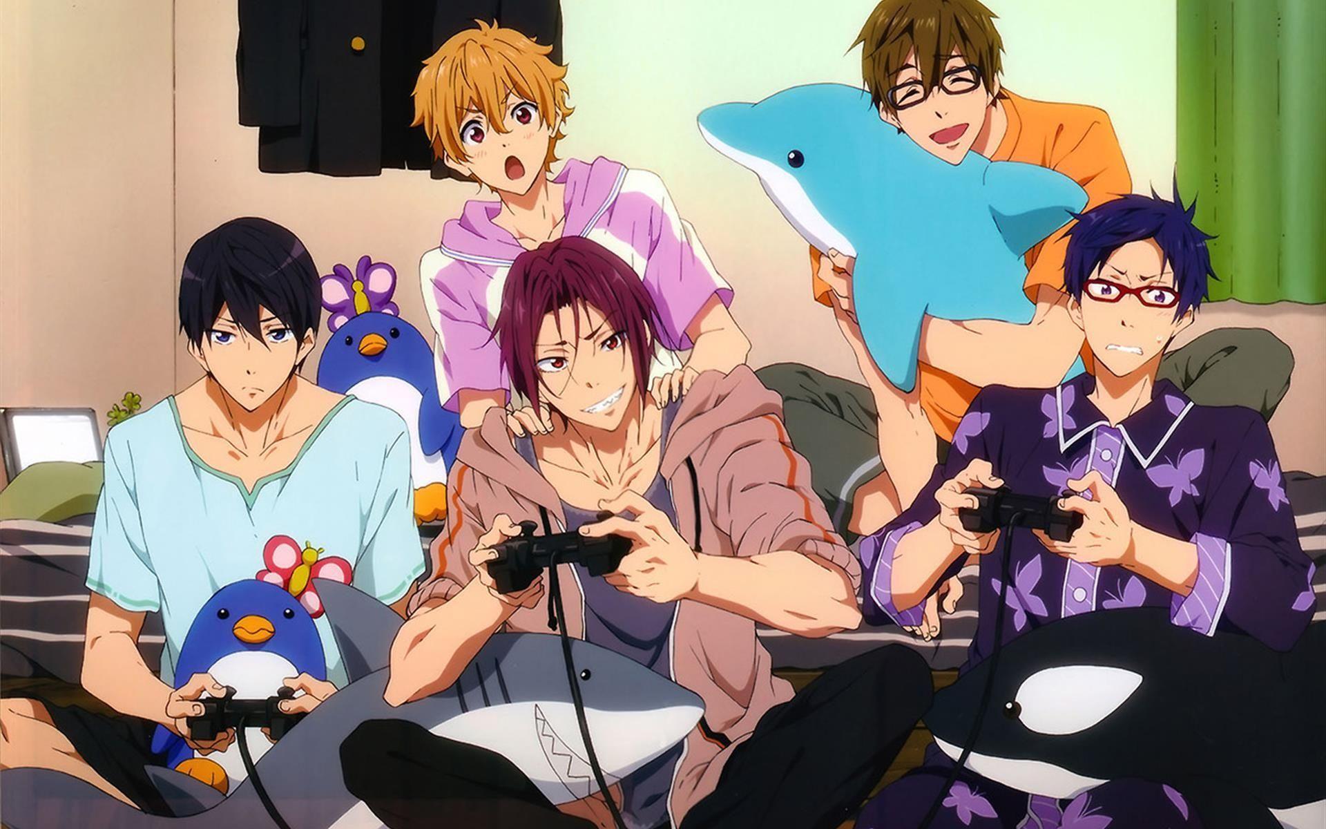 1920x1200 Free! Swim Club Anime Wallpaper