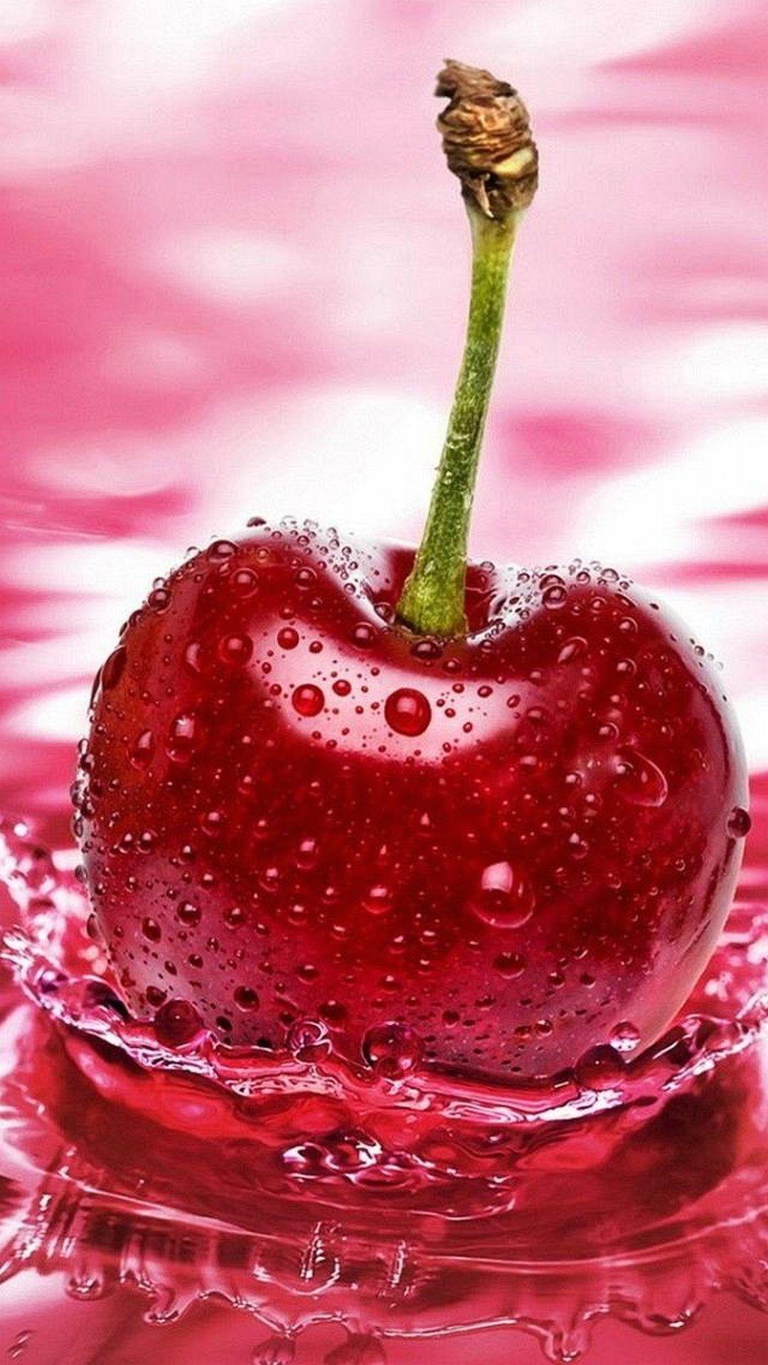 1080x1920 ↑↑TAP AND GET THE FREE APP! Food Cherry Red Fruit Berry Unicolor
