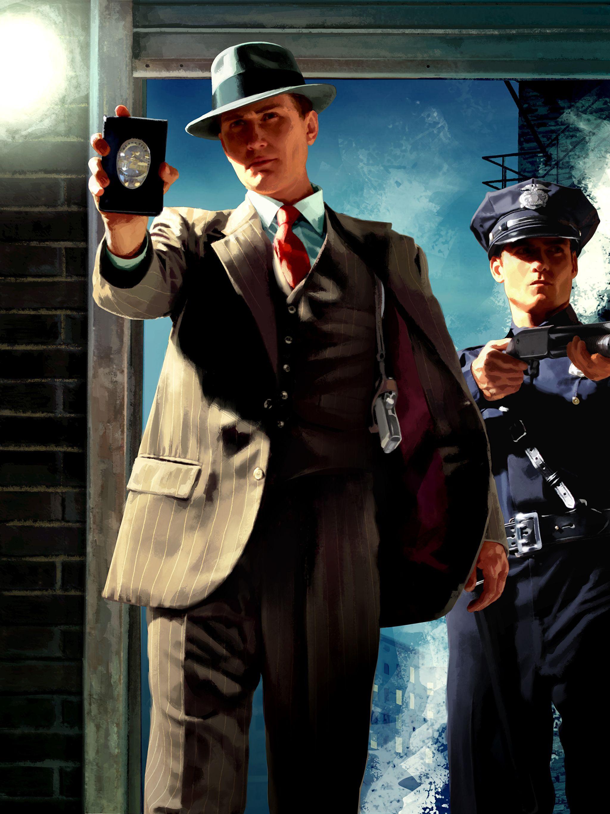 2048x2732 Photos L.A. Noire Men Police Hat Two Games Costume 2048x2732