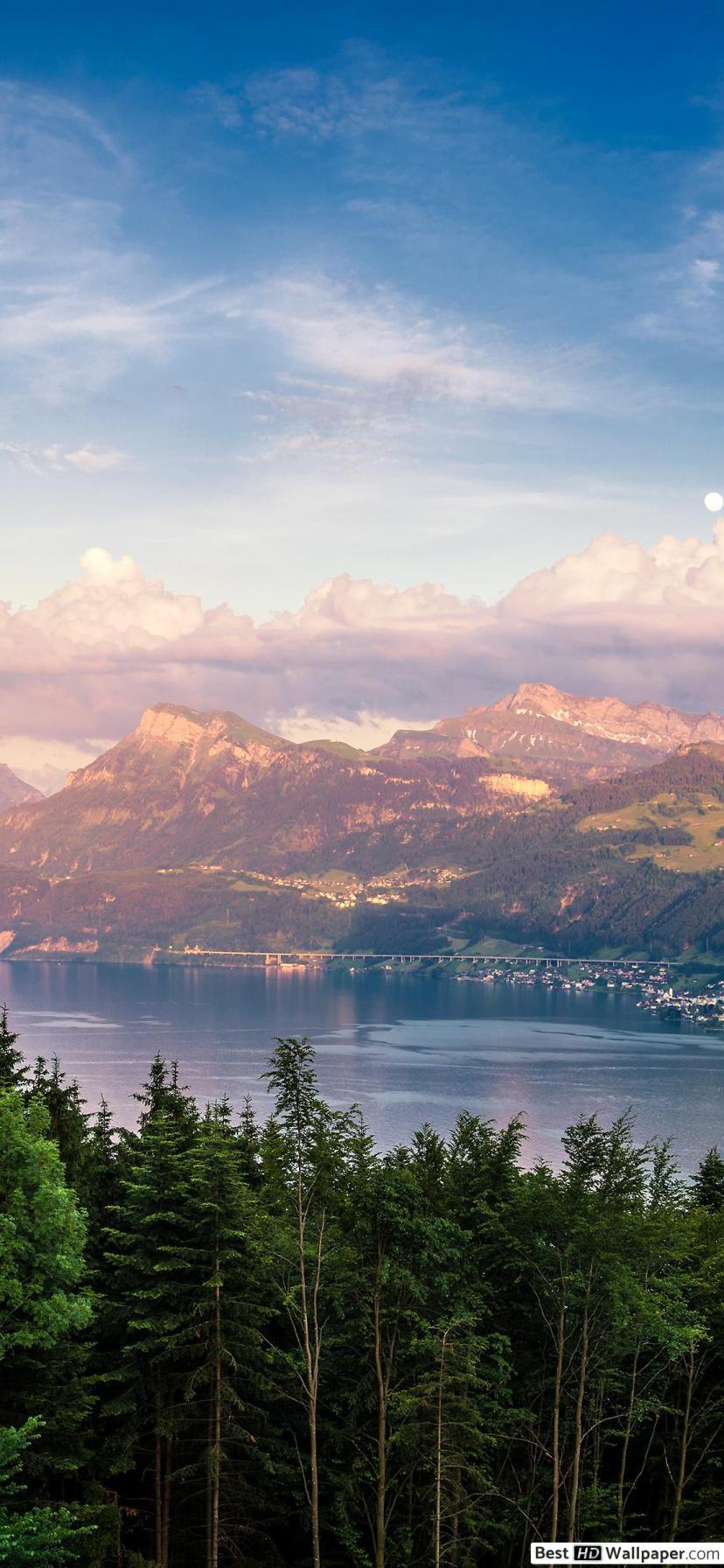 828x1792 Wallpaper Beautiful Mountain View