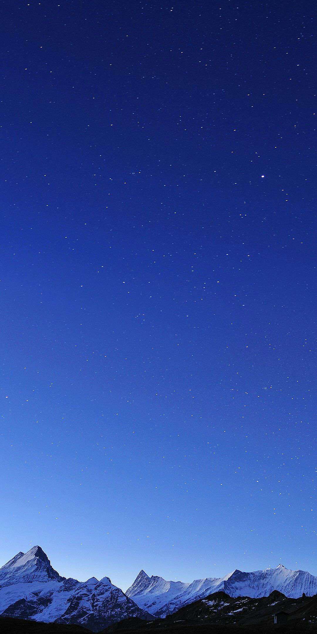 1080x2160 Night Sky Space View Snow Mountains iPhone Wallpaper. Wallpaper iphone love, Galaxy wallpaper, Nature wallpaper