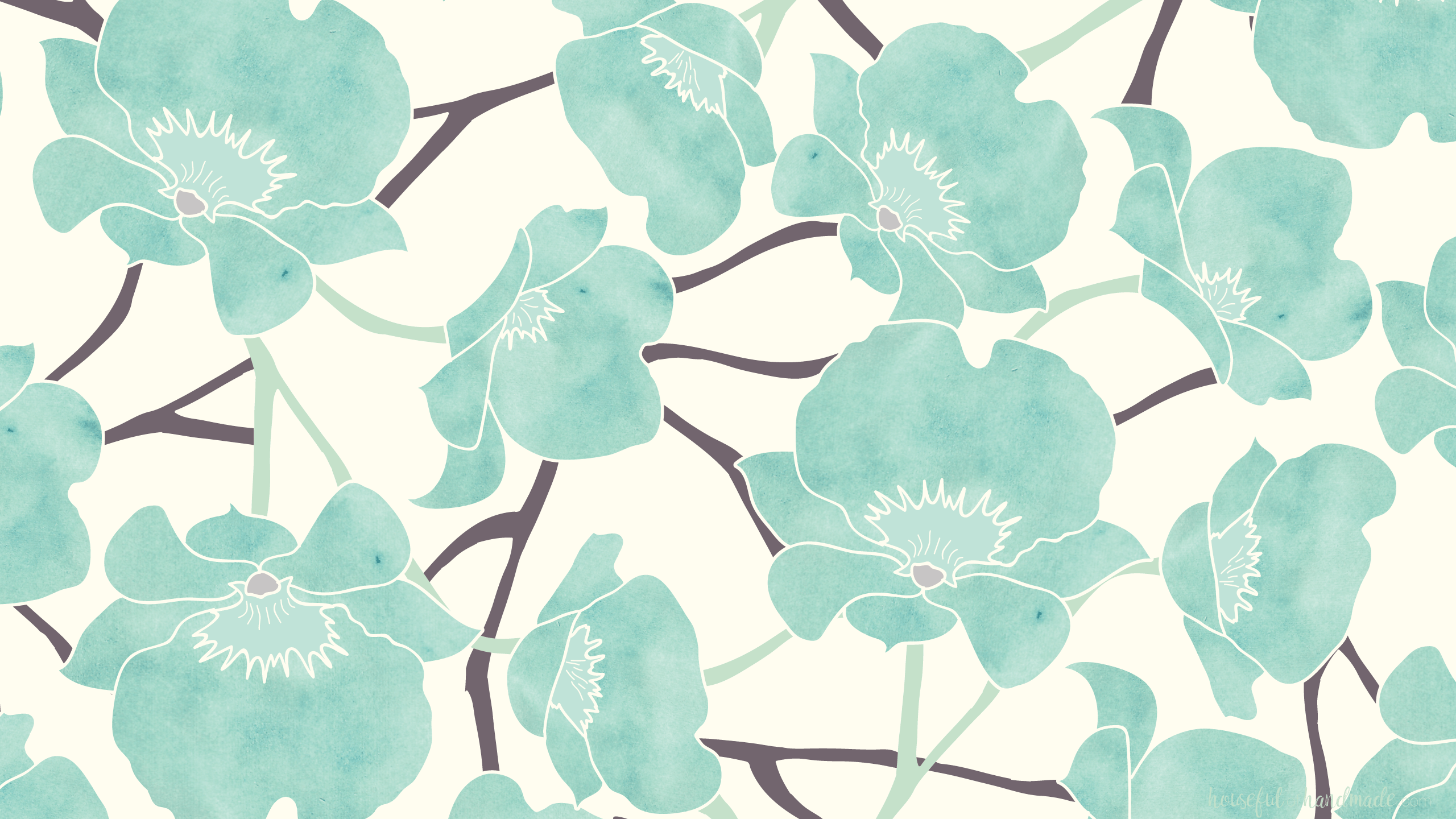 2560x1440 Watercolor Desktop Wallpaper