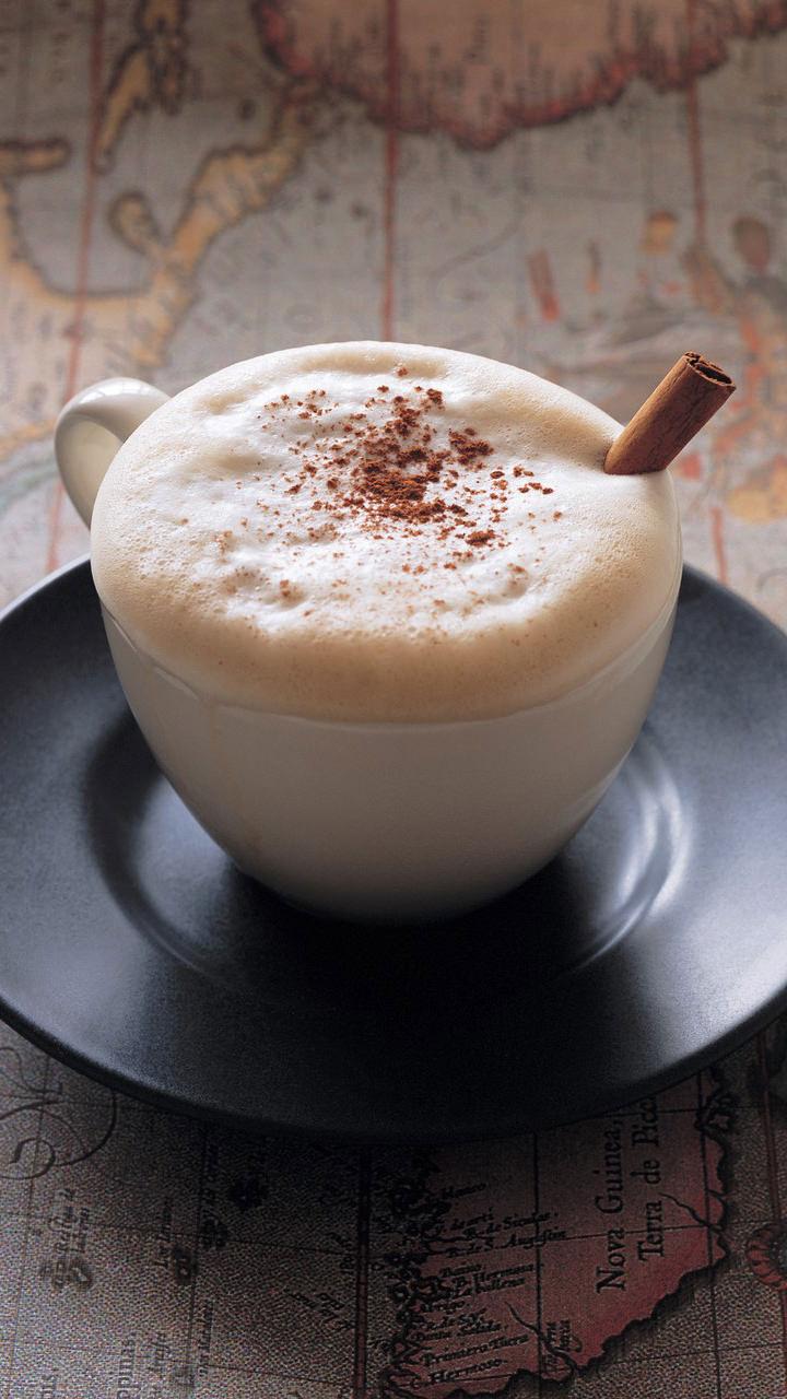 720x1280 Tasty Cappuccino Wallpaper