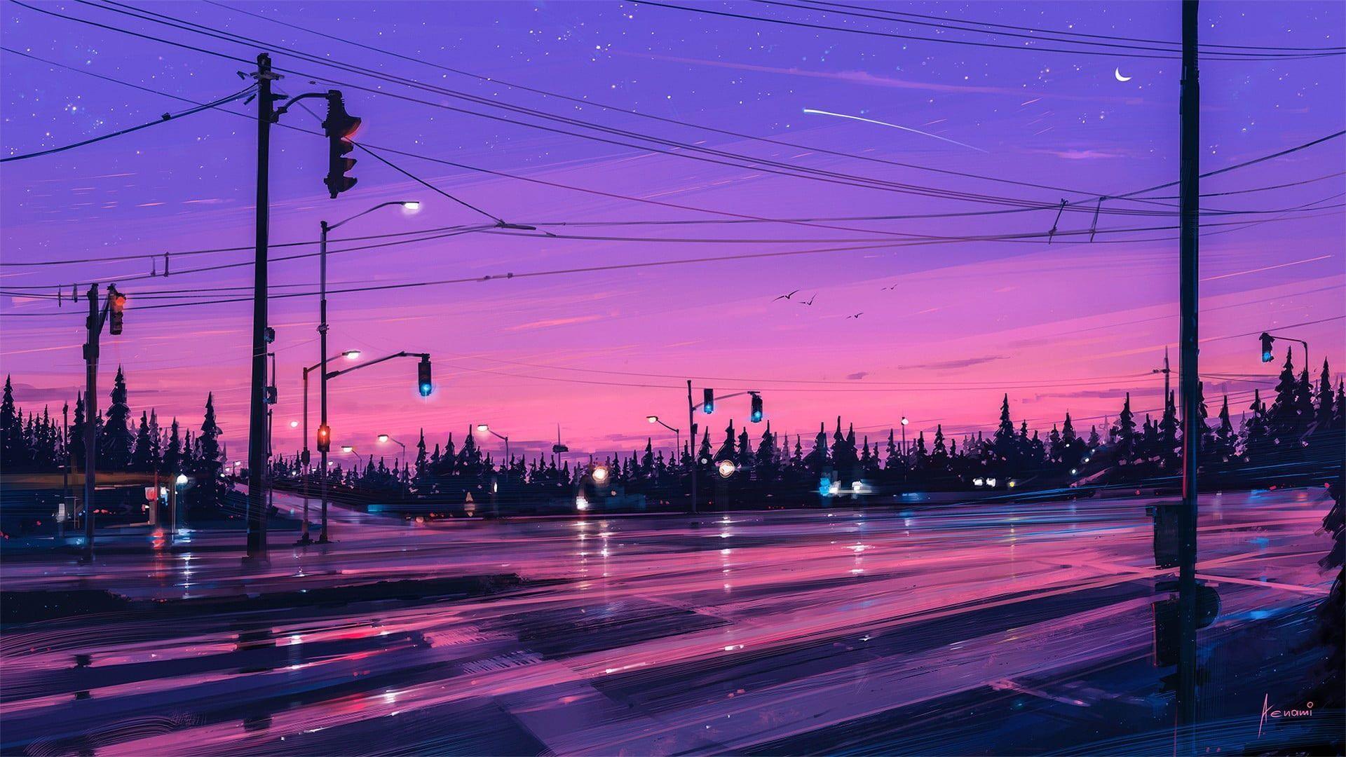 1920x1080 Black traffic light, silhouette of traffic light post and power line near road du. Desktop wallpaper art, Aesthetic desktop wallpaper, Desktop wallpaper 1920x1080