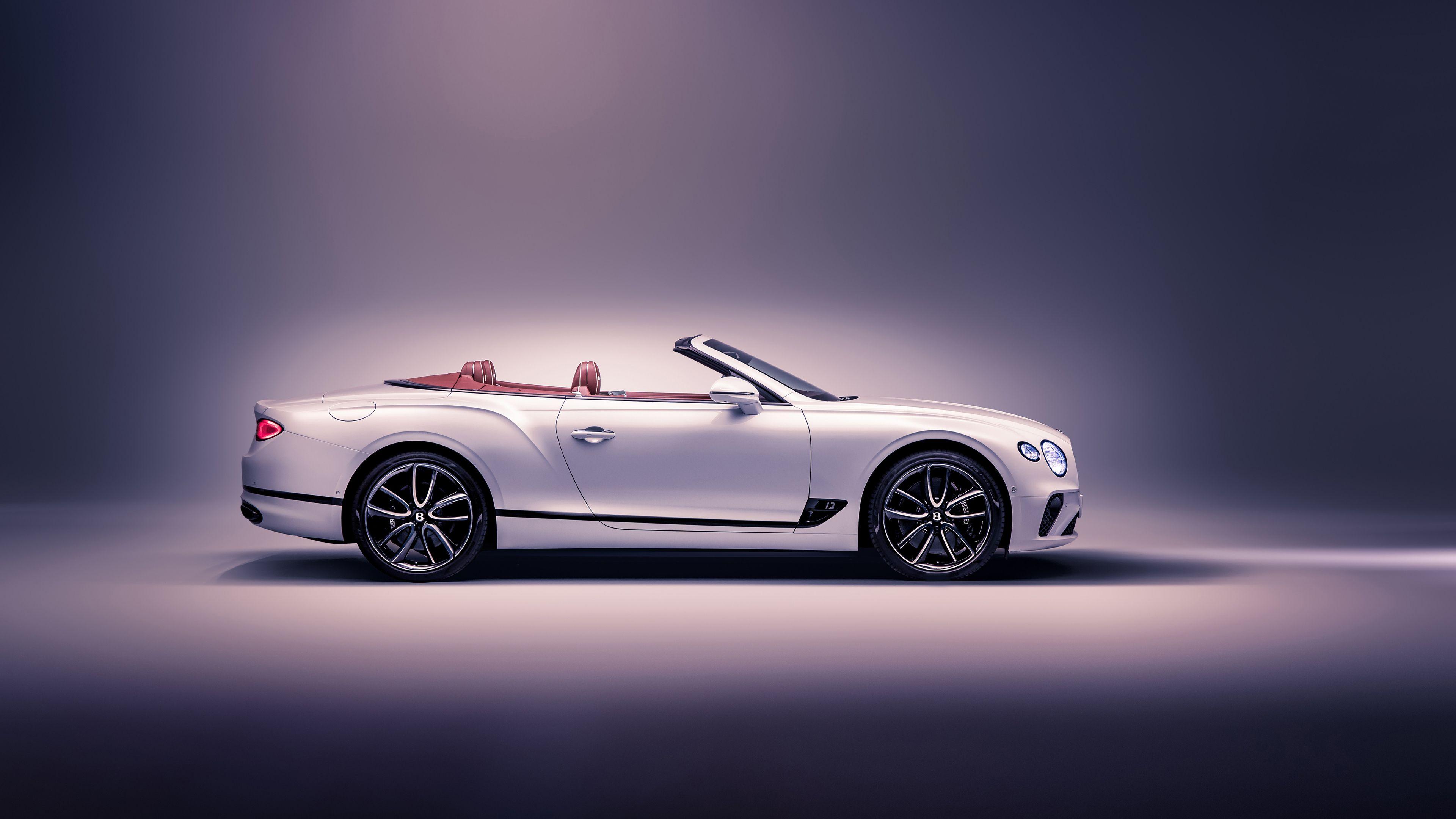 3840x2160 Bentley Continental GT Convertible 2019 Side View 4k Hd Wallpaper, Cars Wallpape. Bentley Continental Gt, Bentley Continental, Bentley Continental Gt Convertible