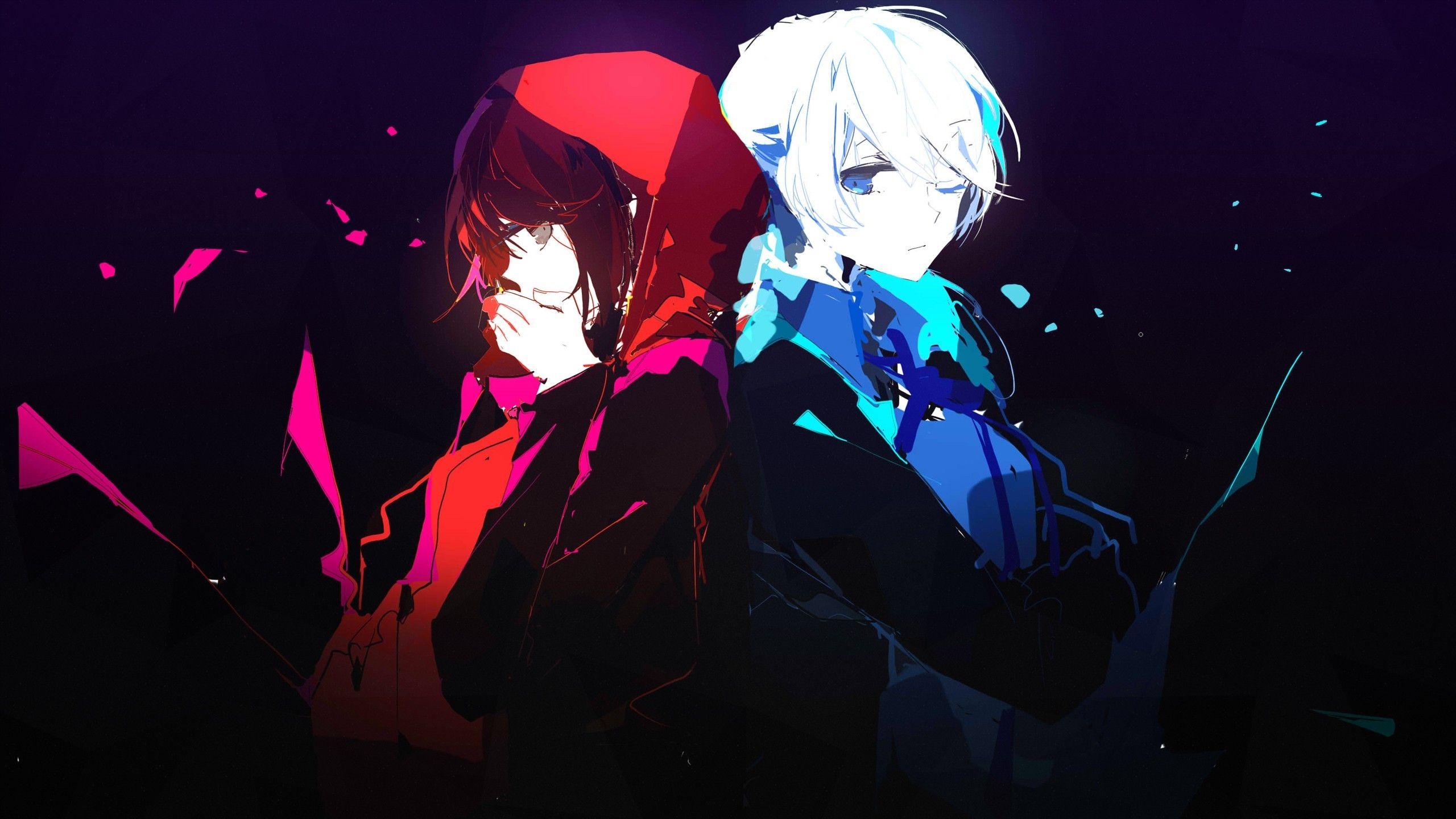 Red and Blue Anime Wallpapers - Top Free Red and Blue Anime Backgrounds -  WallpaperAccess