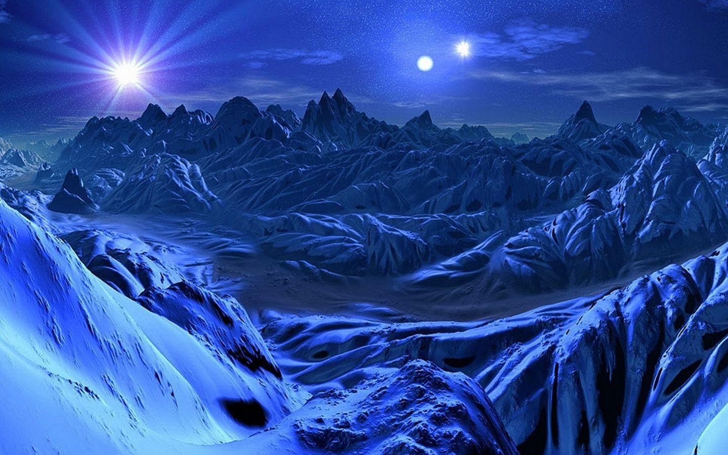 Blue Moon Mountain Wallpapers - Top Free Blue Moon Mountain Backgrounds ...