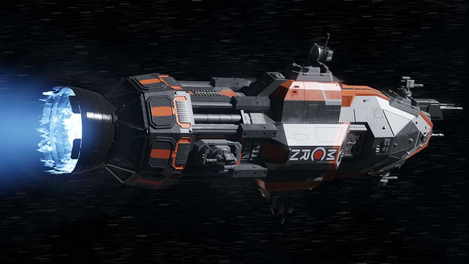 1920x1080 Rocinante (The Expanse fan art) by Jason Clarke [1920x1080]