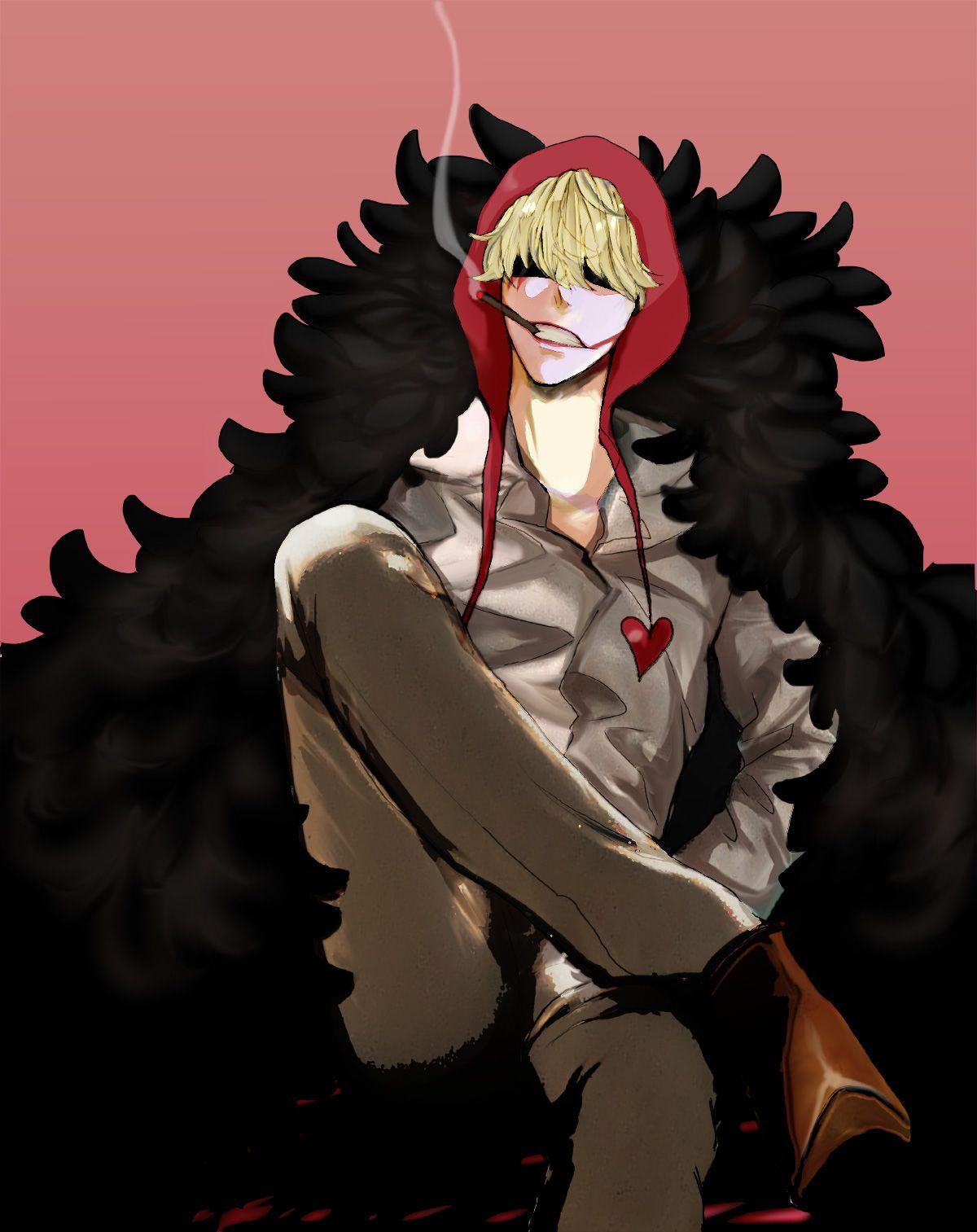 1200x1513 Donquixote Rocinante PIECE Anime Image Board