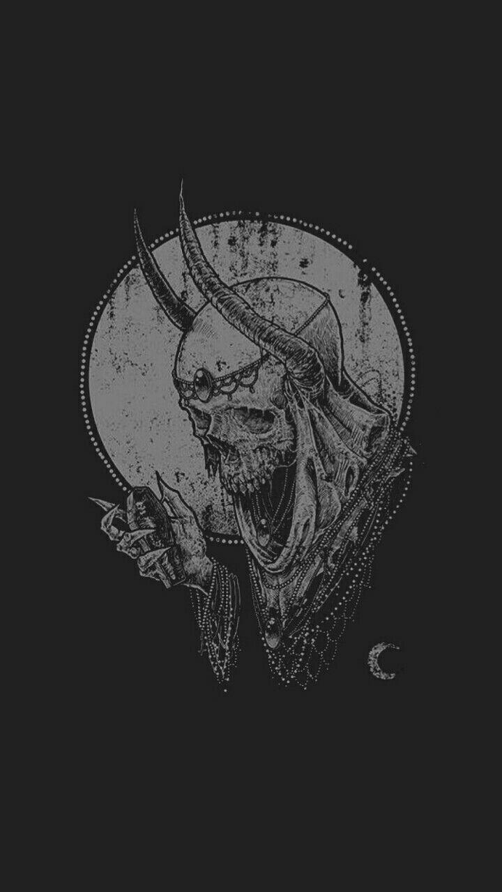 720x1280 brook. Skull wallpaper, Wallpaper, Art drawings